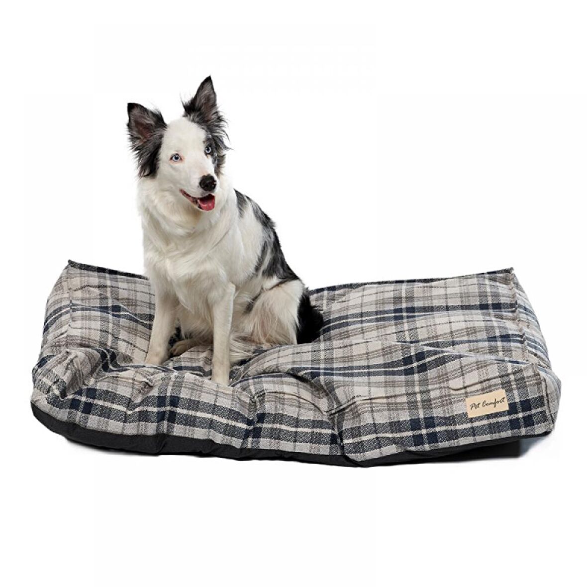 Pet Comfort Lima Varius 20 Üstü Açık Kaymaz Taban Mavi Büyük Irk Köpek Yatağı