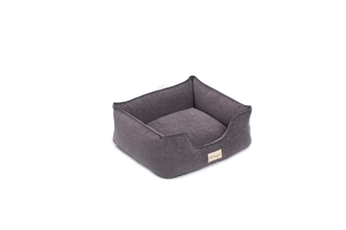 Pet Comfort Alpha Mirandus 17 S Üstü Açık Kaymaz Taban Antrasit Küçük Irk Köpek Yatağı