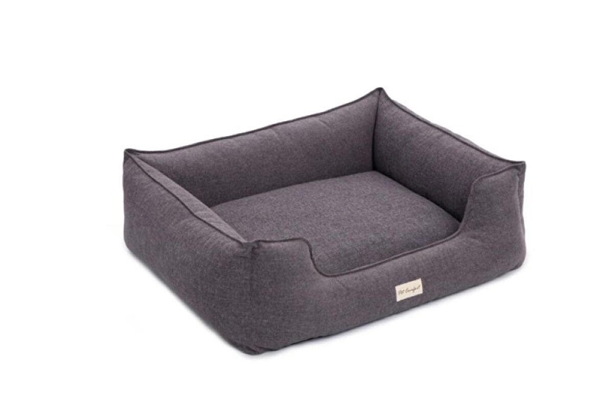 Pet Comfort Alpha Mirandus 17 L Üstü Açık Kaymaz Taban Antrasit Büyük Irk Köpek Yatağı