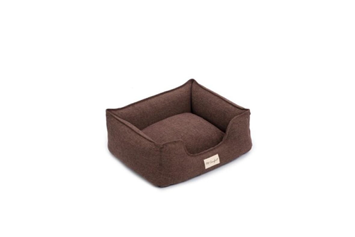 Pet Comfort Alpha Mirandus 19 Üstü Açık Kaymaz Taban Kahverengi Küçük Irk Köpek Yatağı