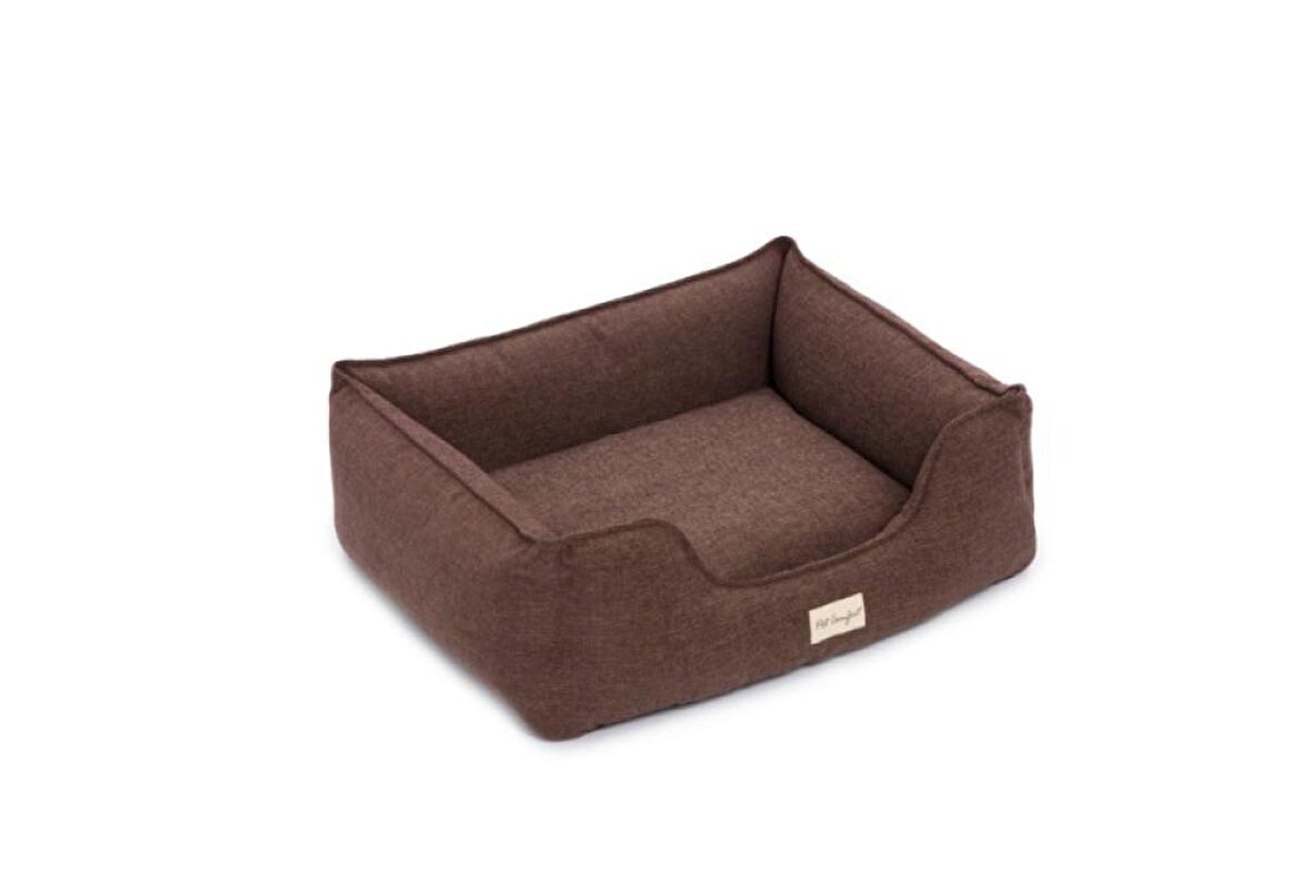 Pet Comfort Üstü Açık Kaymaz Taban Açık Kahverengi Orta Irk Köpek Yatağı