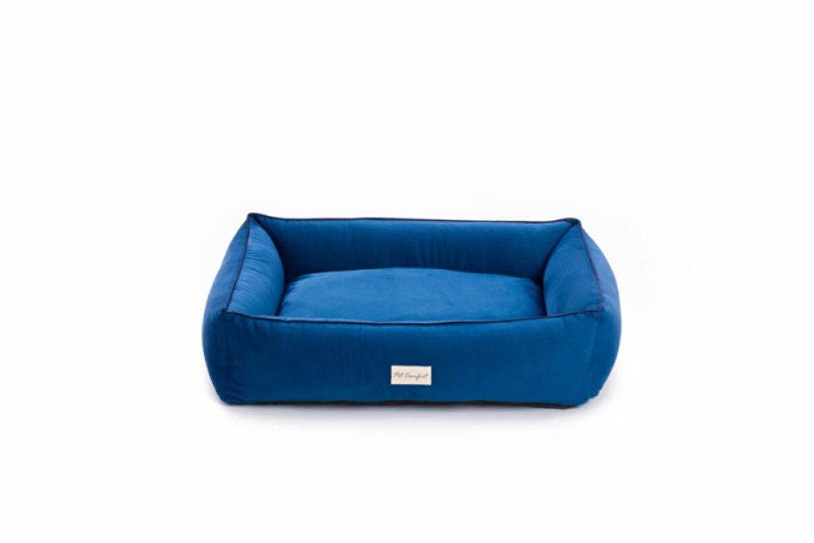 Pet Comfort Golf Vita 03 M Üstü Açık Kaymaz Taban Mavi Orta Irk Köpek Yatağı