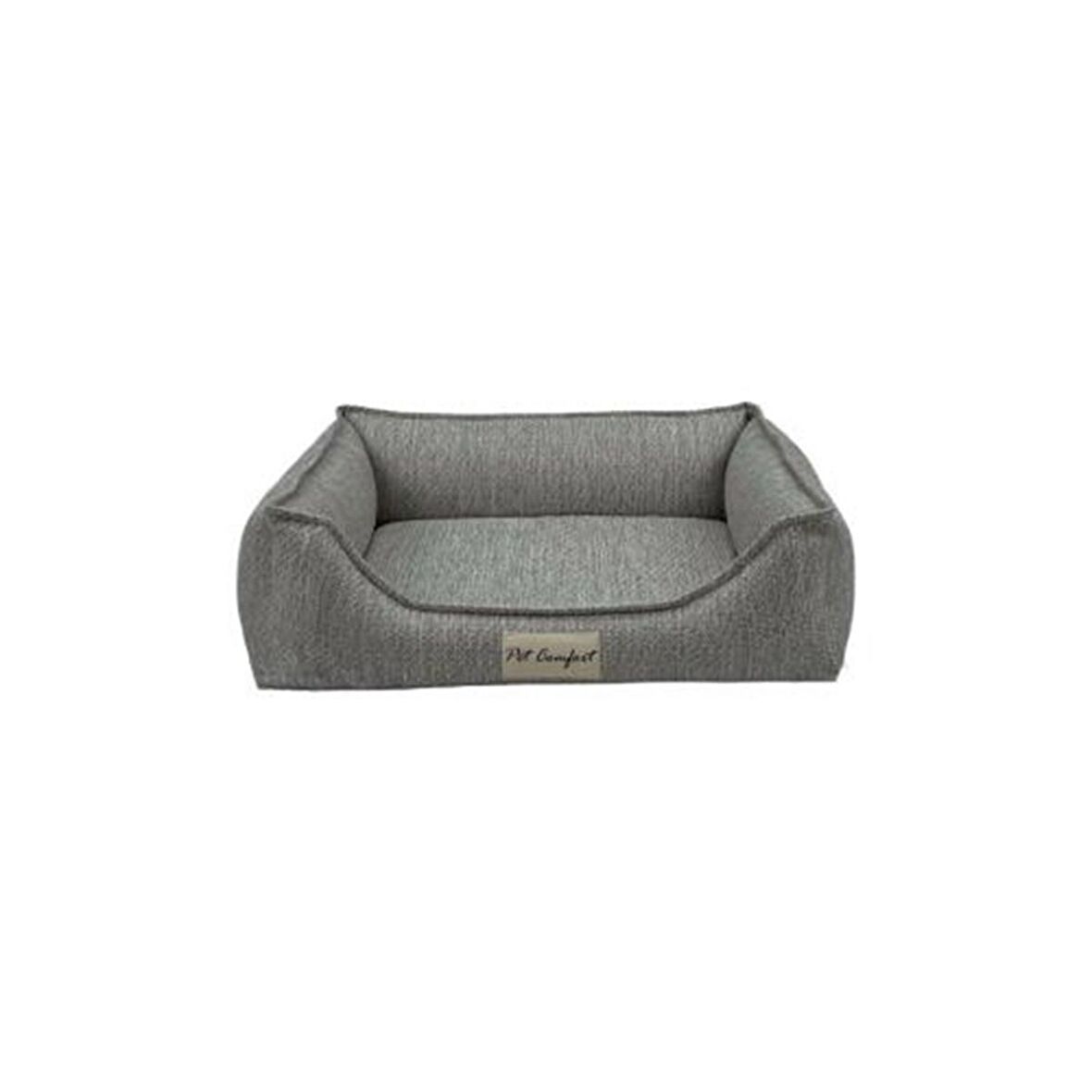 Pet Comfort Delta Varius Üstü Açık Kaymaz Taban Açık Gri Orta Irk Köpek Yatağı