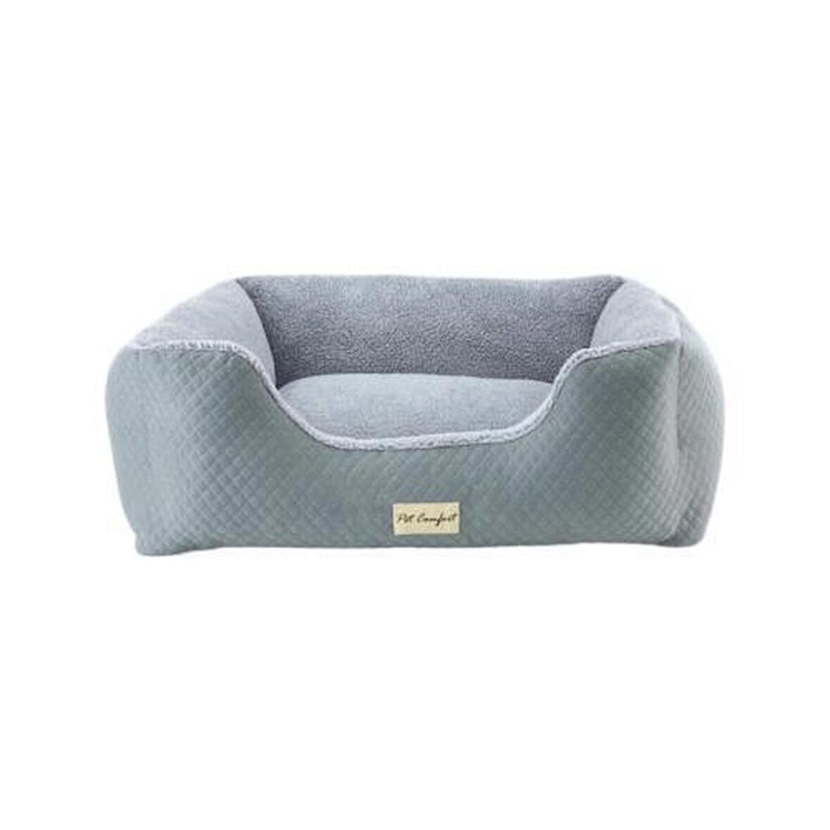 Pet Comfort Echo Mirinda M Peluş Kaymaz Taban Gri Orta Irk Köpek Yatağı
