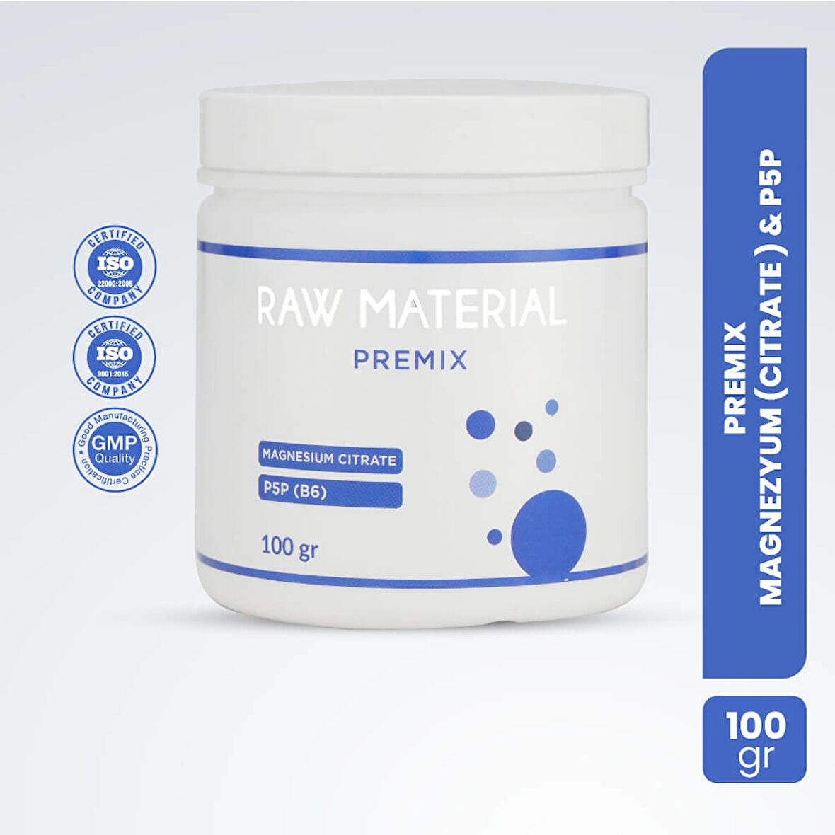 Raw Material Premix Magnezyum Sitrat P5P 100 gr