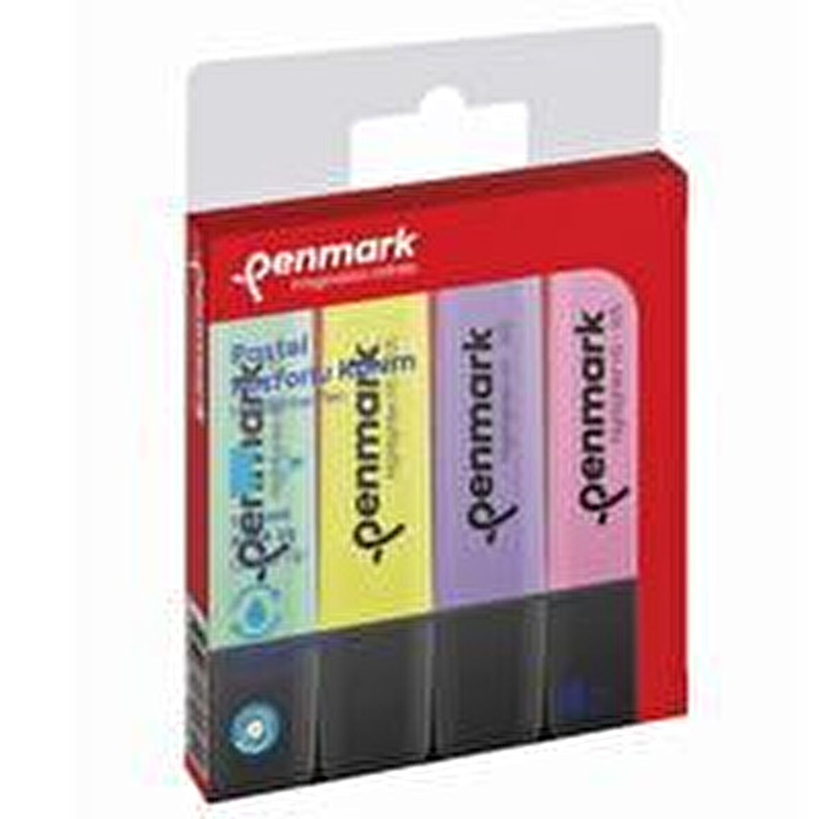 Penmark Fosforlu Kalem 4 Lü Karışık Renk Pastel HS 505 4P