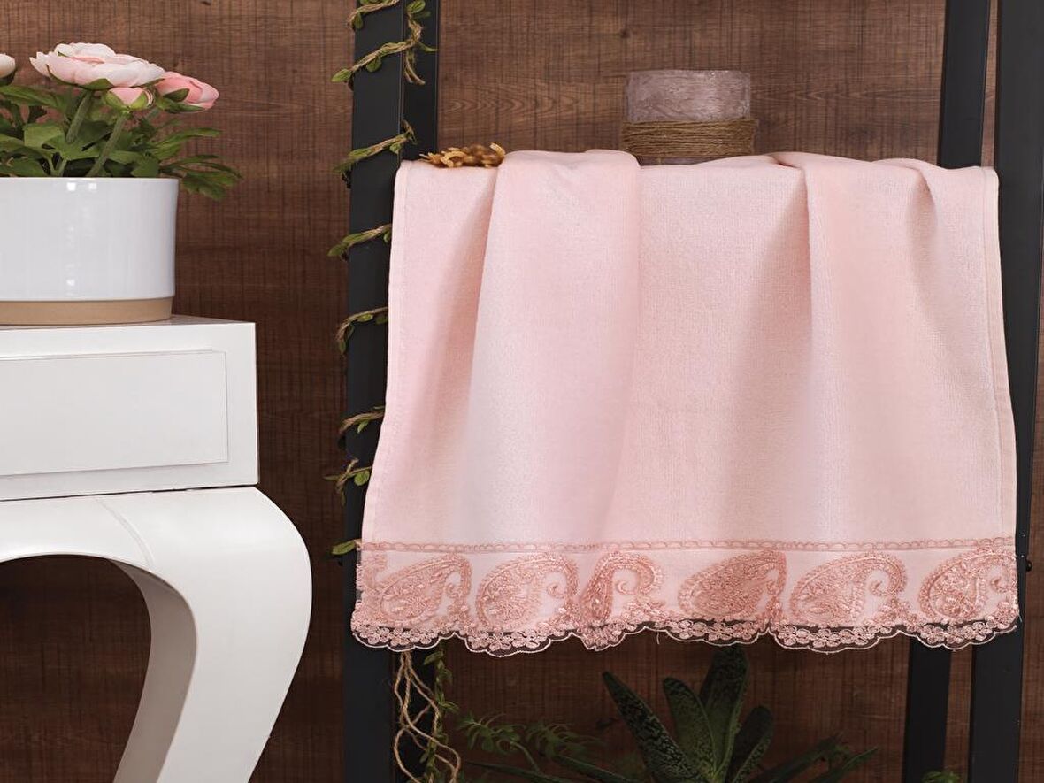 Çeyiz Diyarı Tesadüf Çeyizlik Havlu Pudra