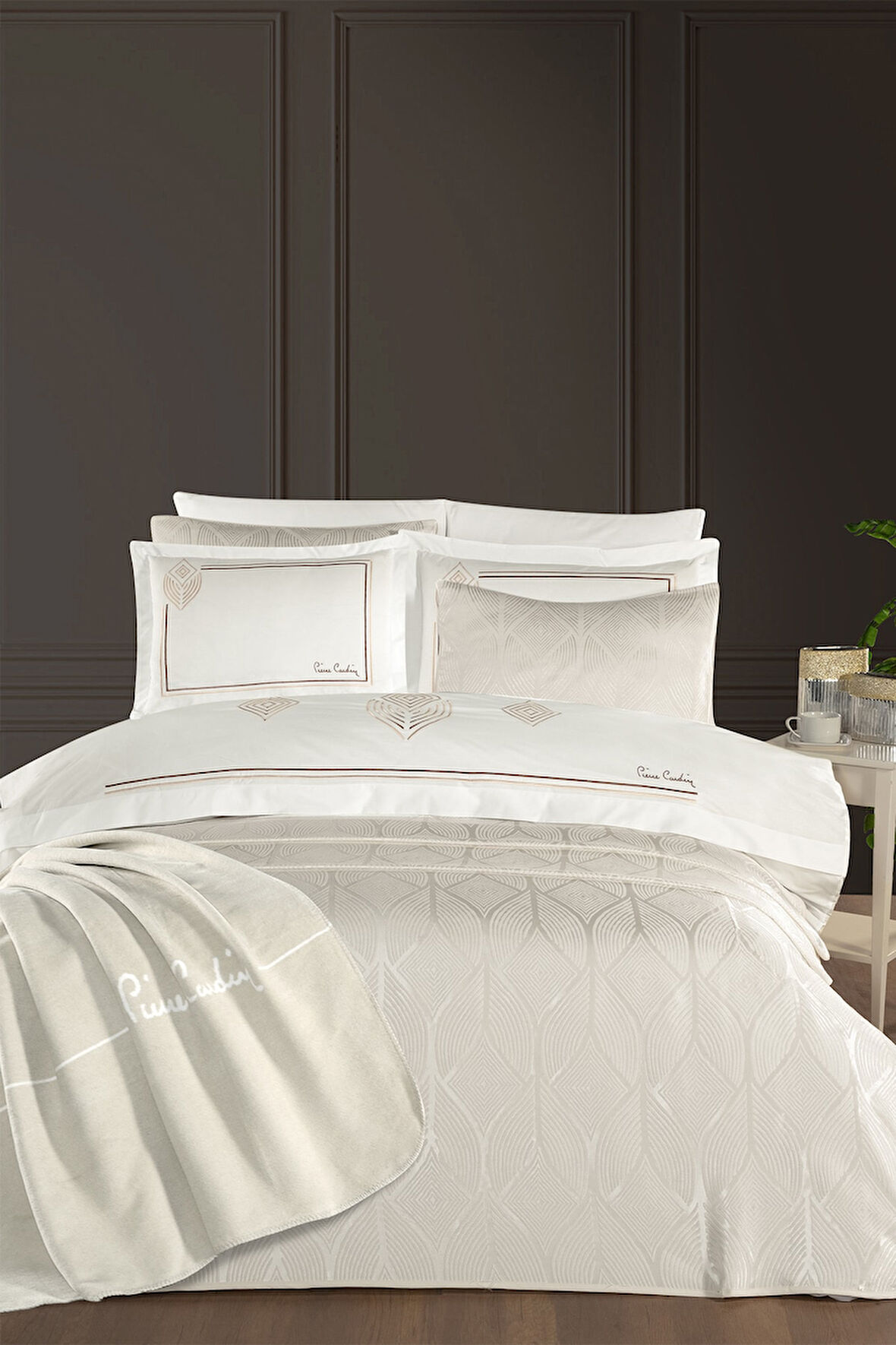 PİERRE CARDİN Gelin Seti Verona Krem