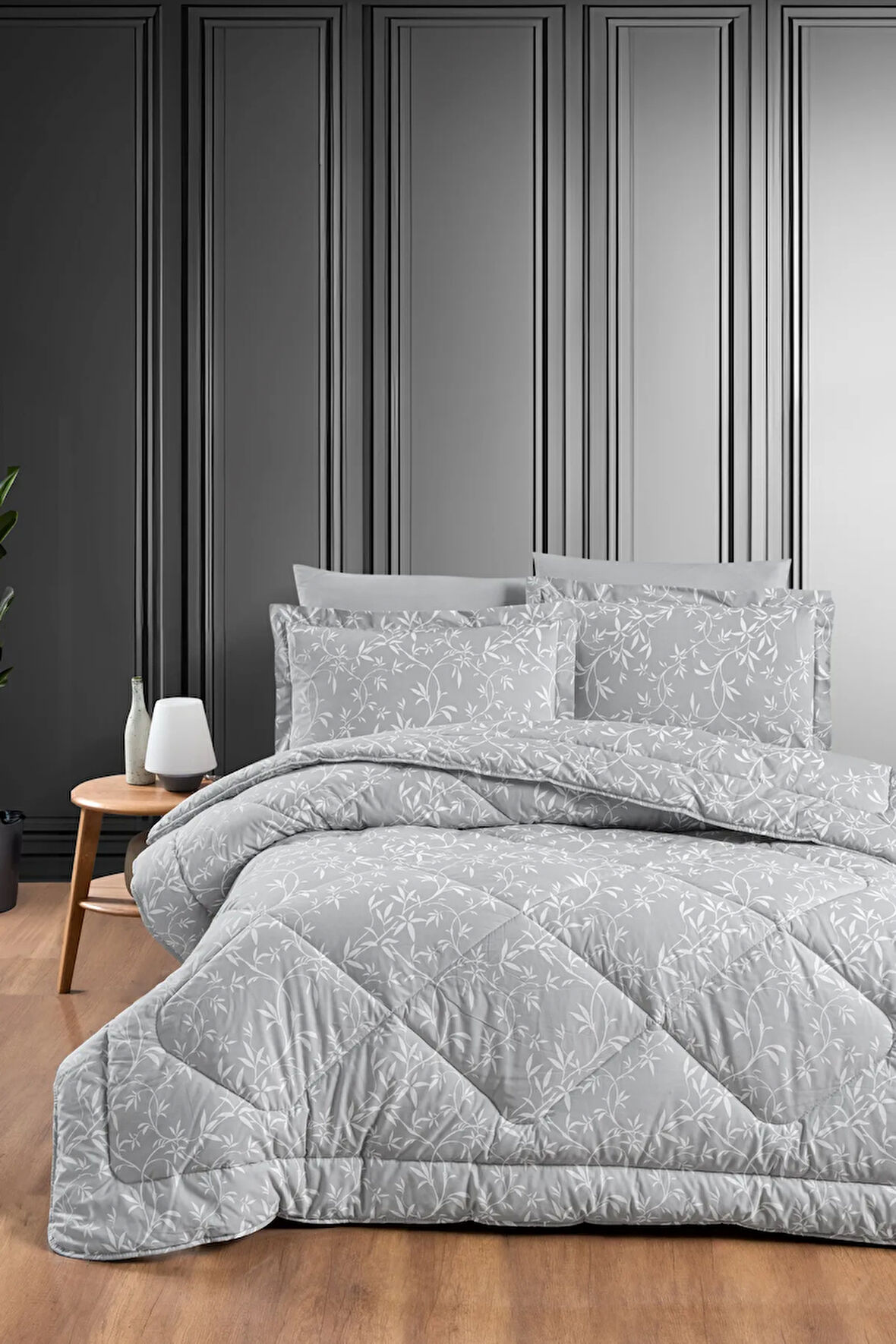 Pierre Cardin Uyku Seti Tek Kişilik Ivy Gri