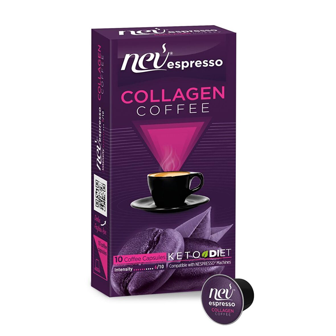 NEV ESPRESSO® Collagen'li Kapsül Kahve  Nespresso® Uyumlu 10 Adet