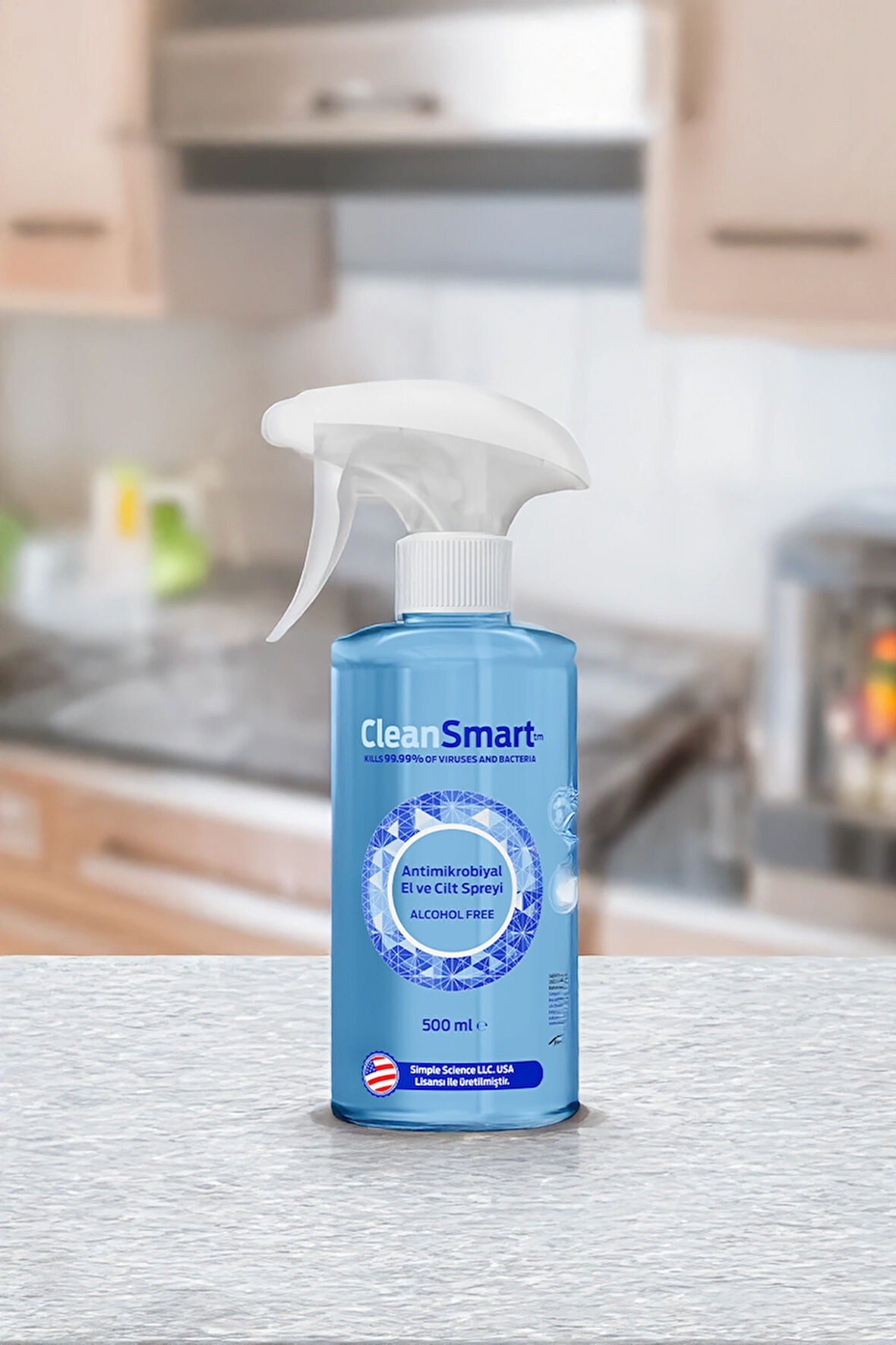 Antimikrobiyal El Ve Cilt Spreyi 500 ml 