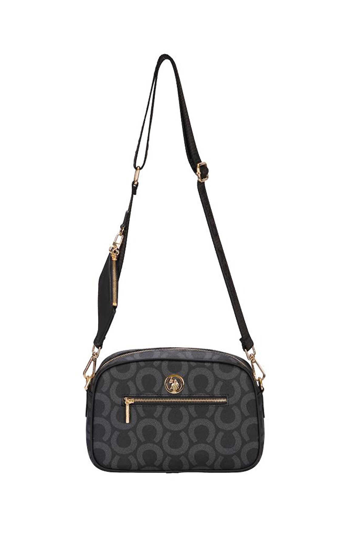 U.S. Polo Assn. Çapraz Askılı Kadın Çanta Siyah Us25159