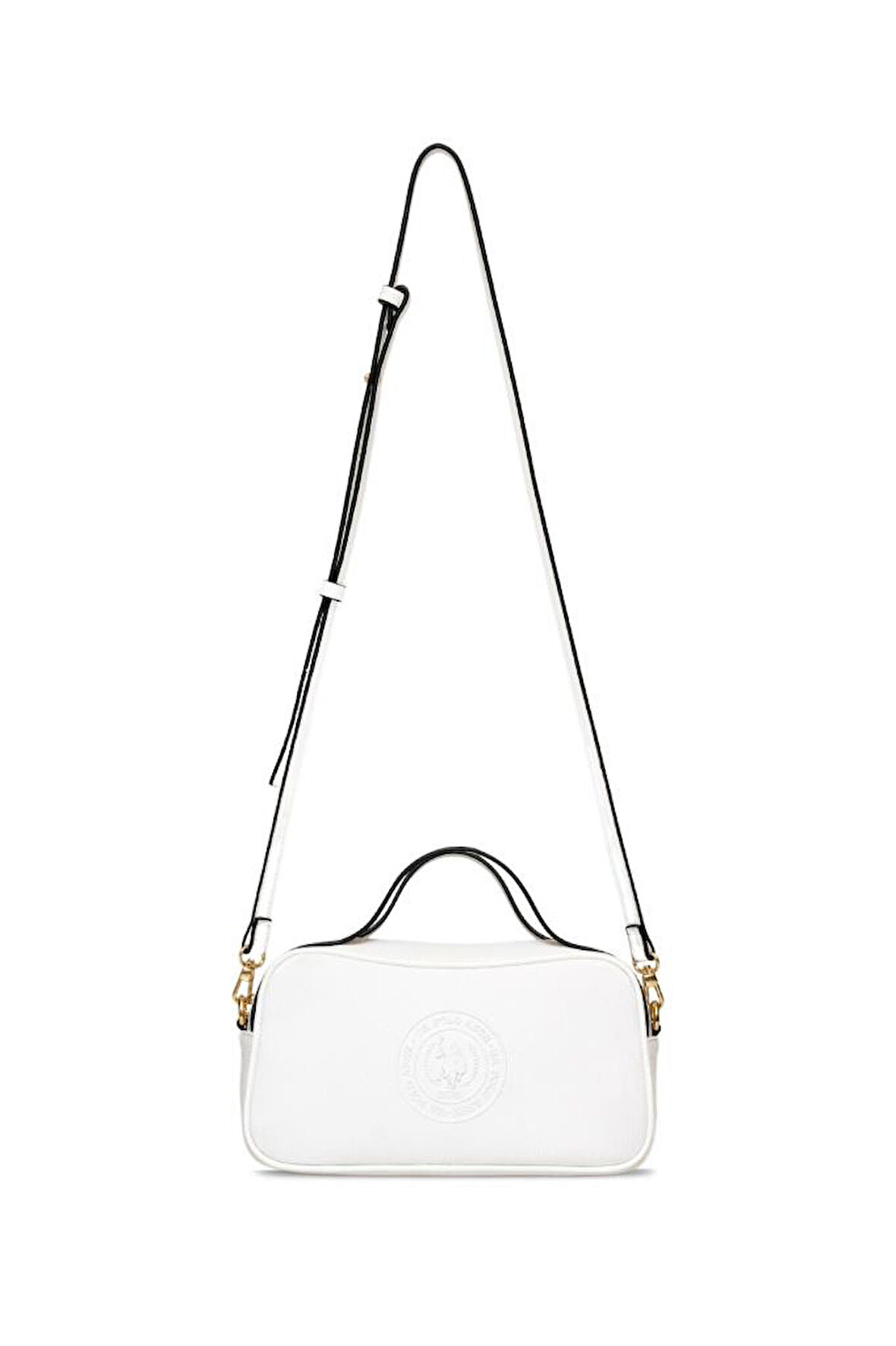 U.S. Polo Assn. Çapraz Askılı Kadın Çanta Beyaz Us25270