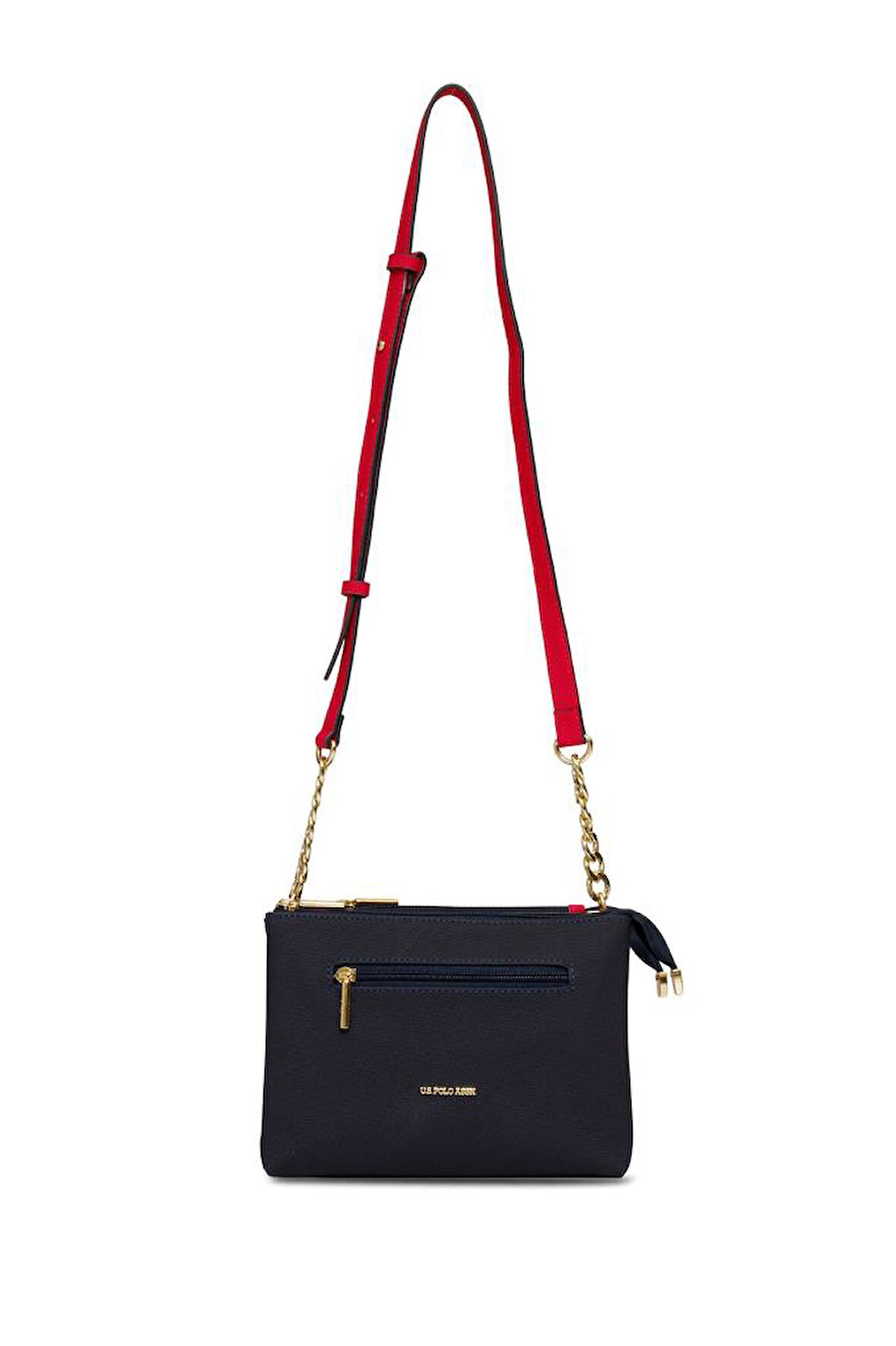 U.S. Polo Assn. Çapraz Askılı Kadın Çanta Lacivert-Kırmızı Us25253