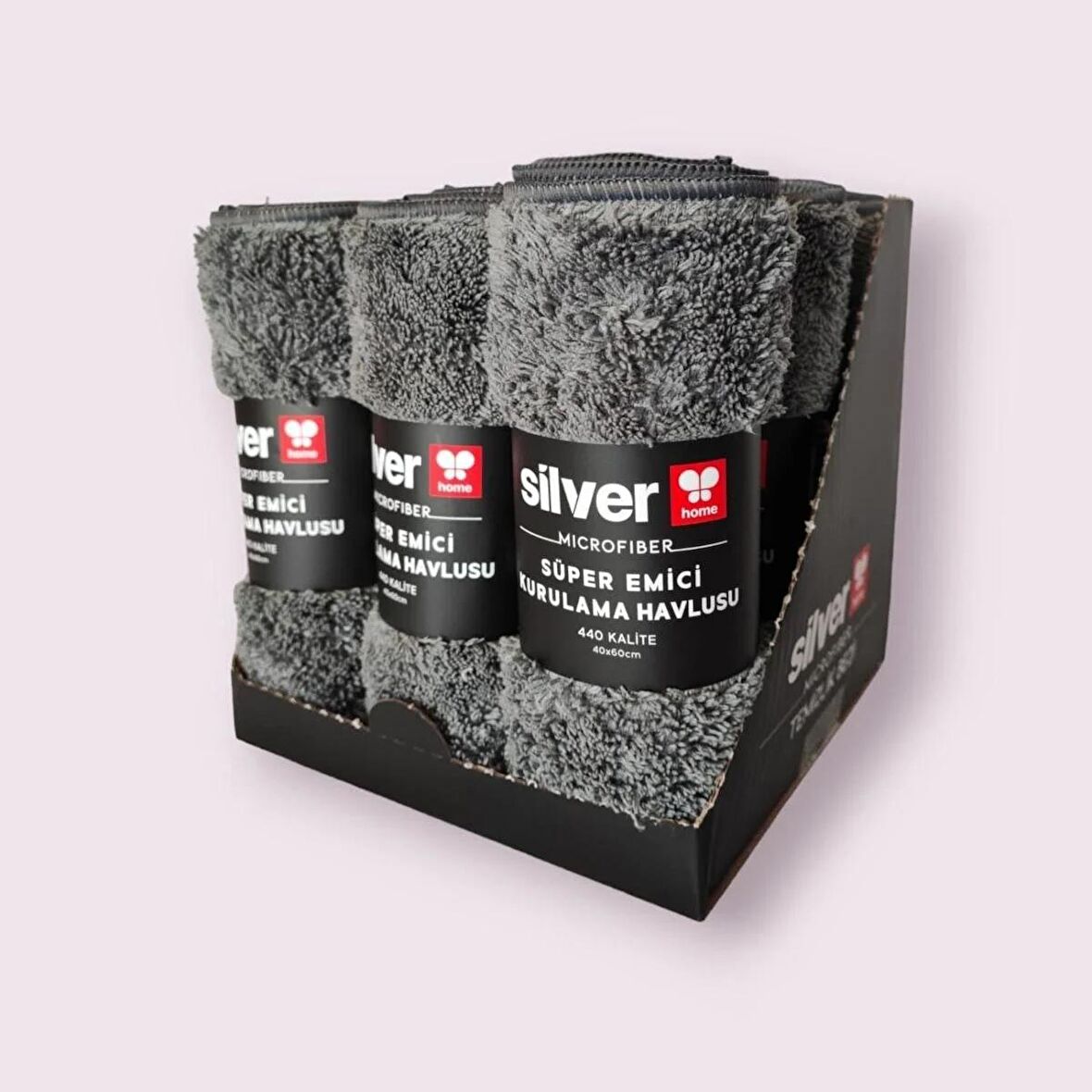 SİLVER HOME KURULAMA BEZİ 50X70 -GRİ