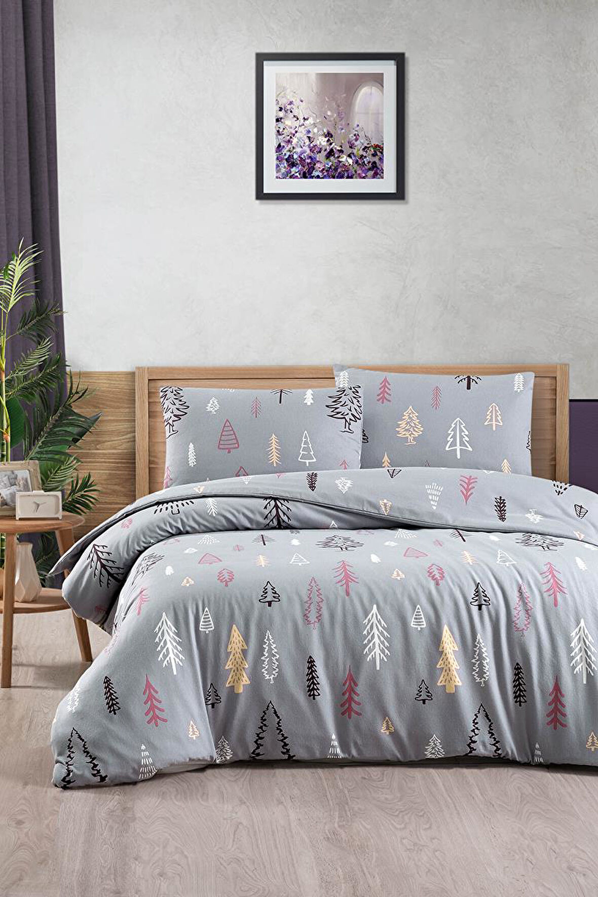 Menderes Home Cotton Collection Flanel Çift Kişilik Nevresim Takımı Gcref2301