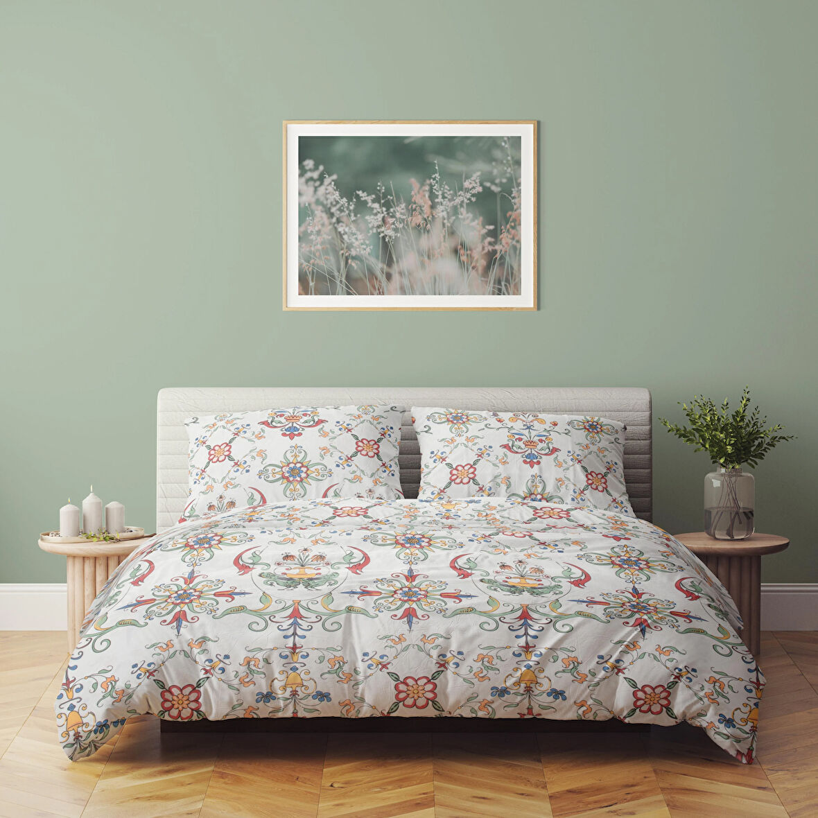 Cotton Collection Tek Kişilik Nevresim Takımı İznik