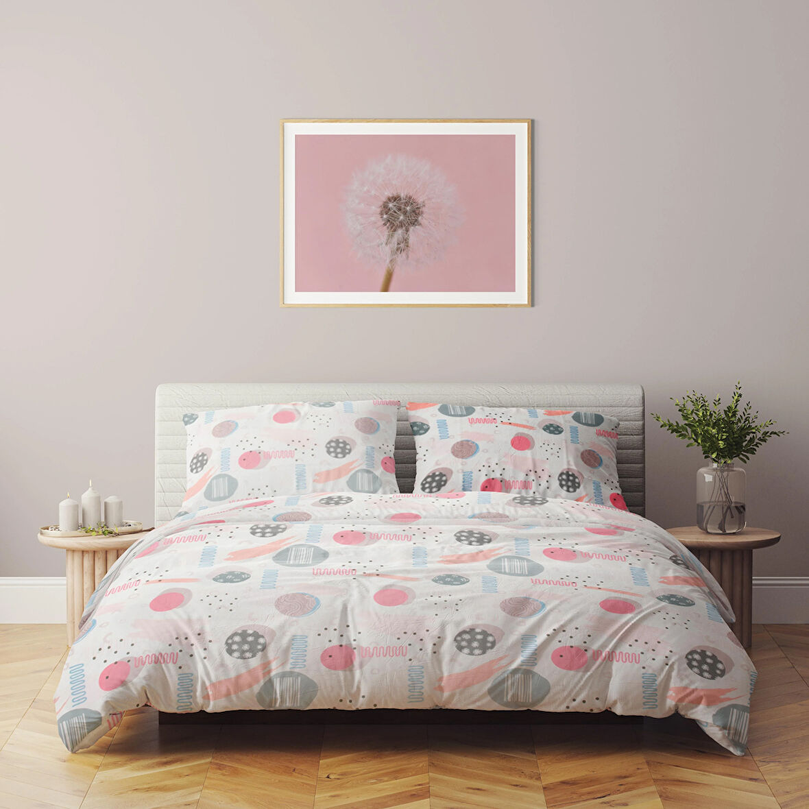 Cotton Collection Tek Kişilik Nevresim Takımı Silva