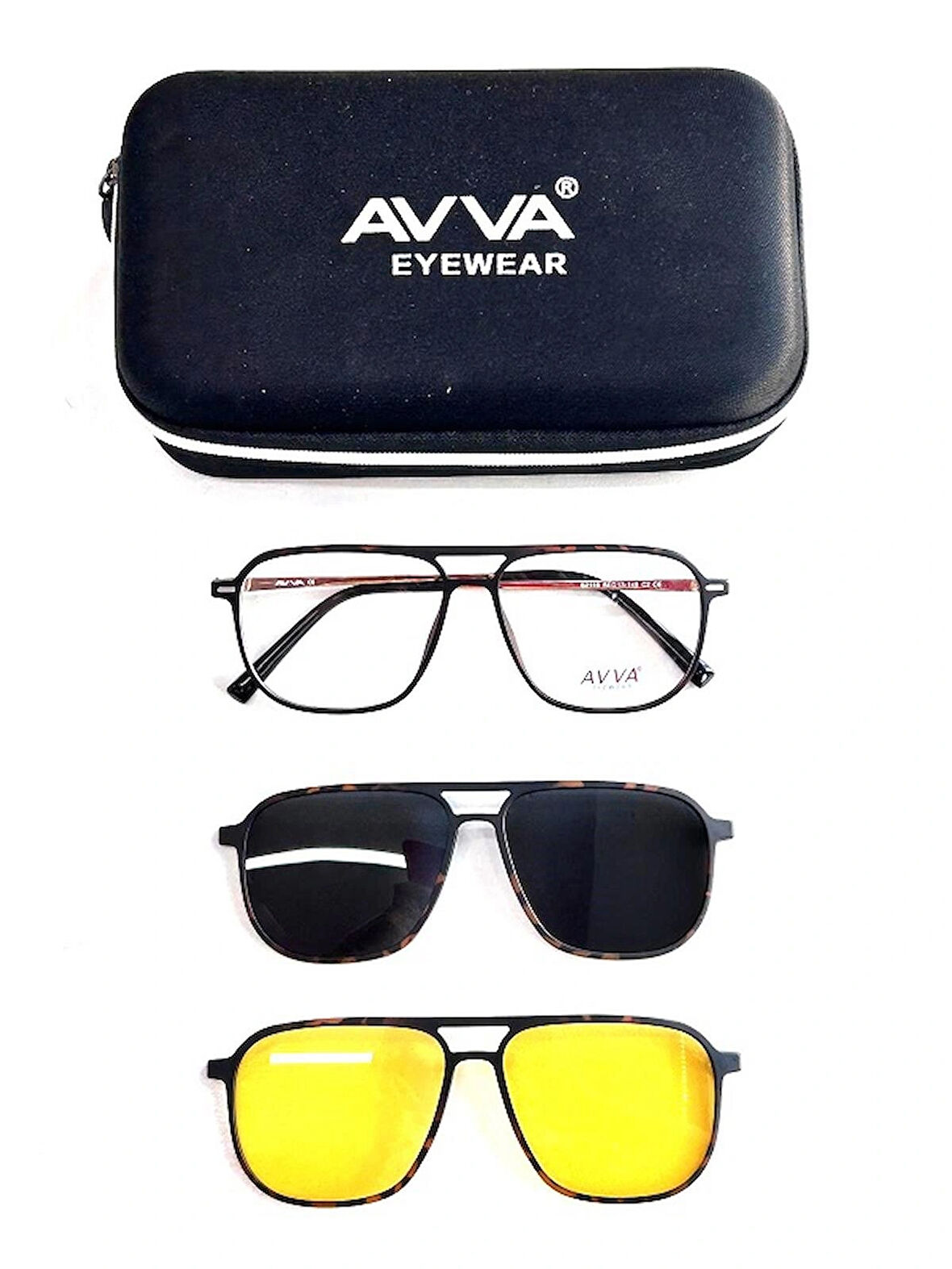 AVVA 2116 C2 POLARİZE&ANTİFAR KLİPSLİ ERKEK GÜNEŞ GÖZLÜĞÜ