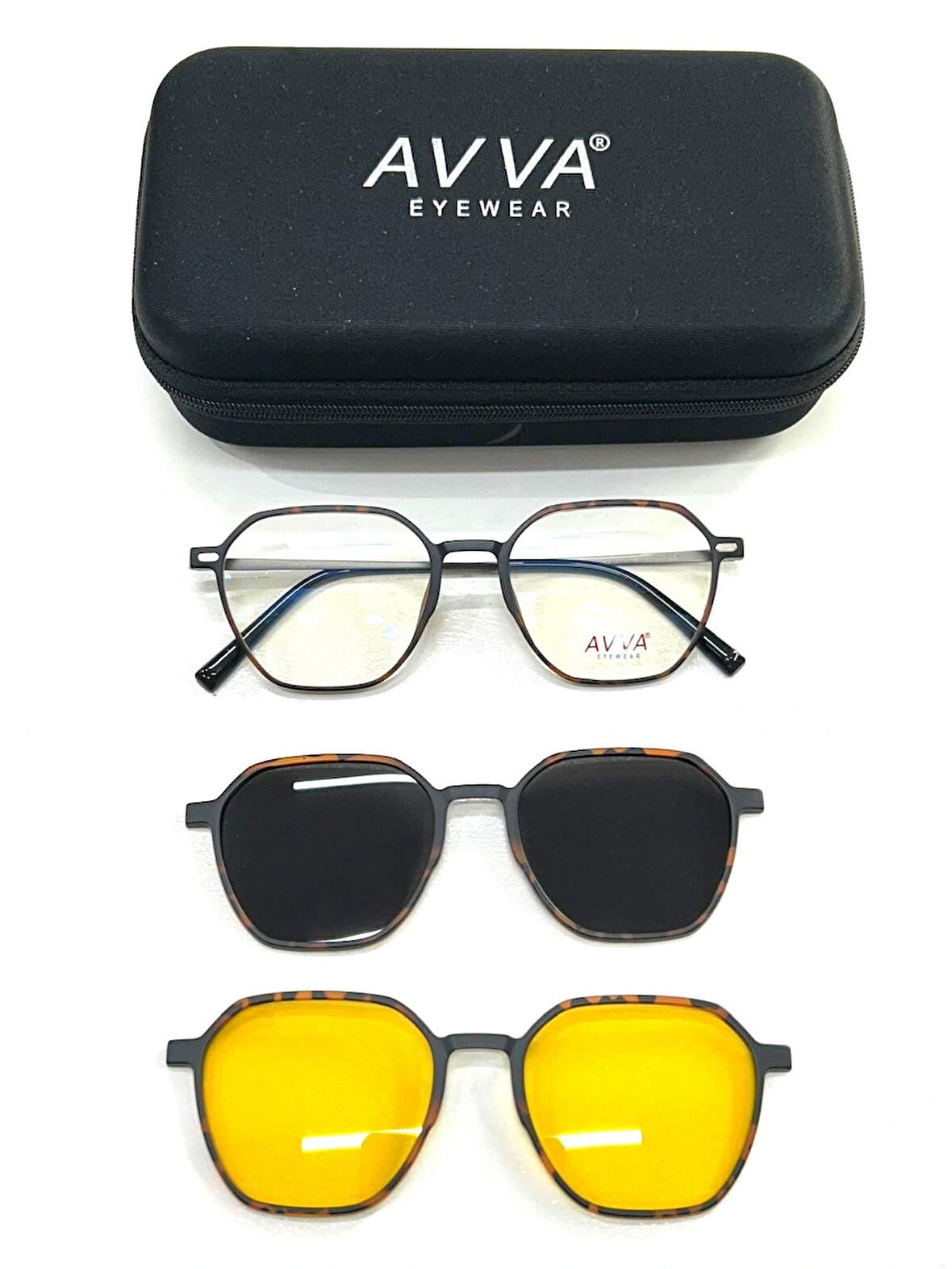 AVVA 2123 C2 Polarize&antifar Klipsli Unisex Güneş Gözlüğü
