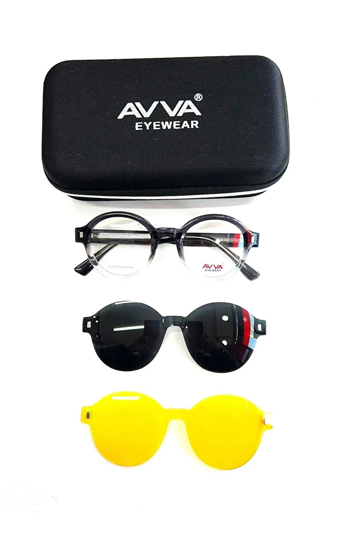 AVVA 9773 C6 POLARİZE&ANTİFAR KLİPSLİ UNİSEX GÜNEŞ GÖZLÜĞÜ