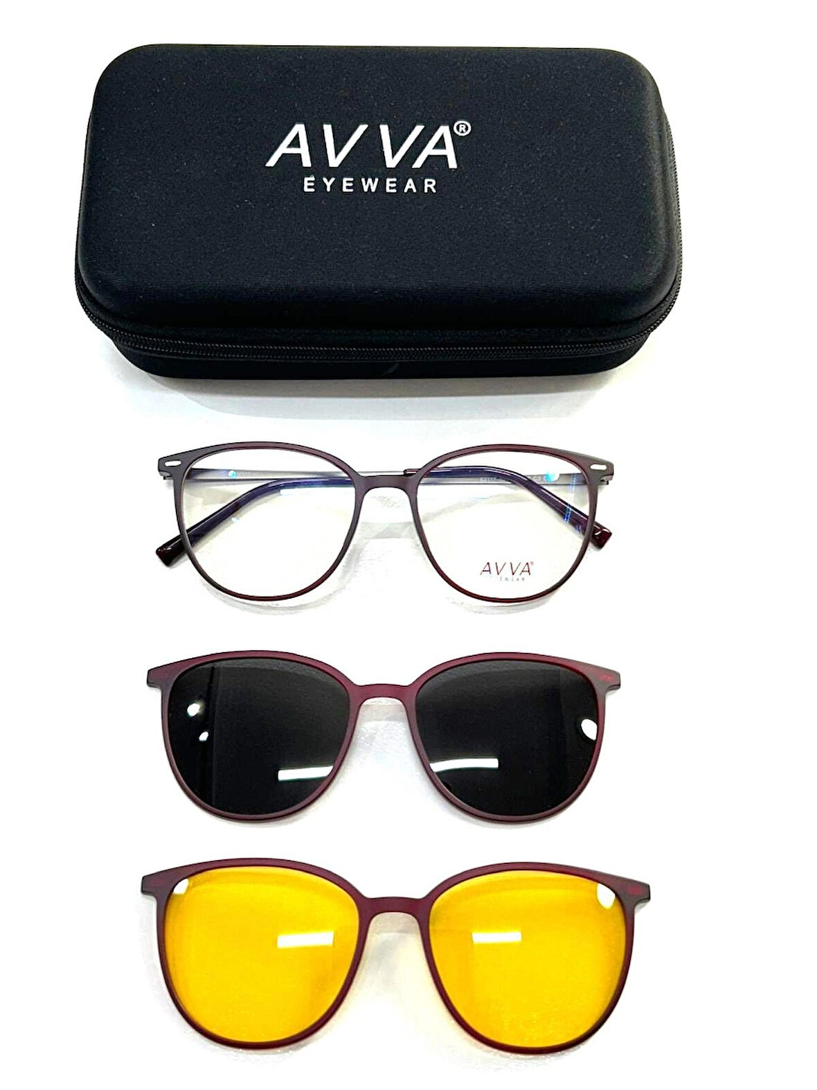 AVVA 2117 C3 B-F  Polarize&antifar Klipsli KADIN Güneş Gözlüğü