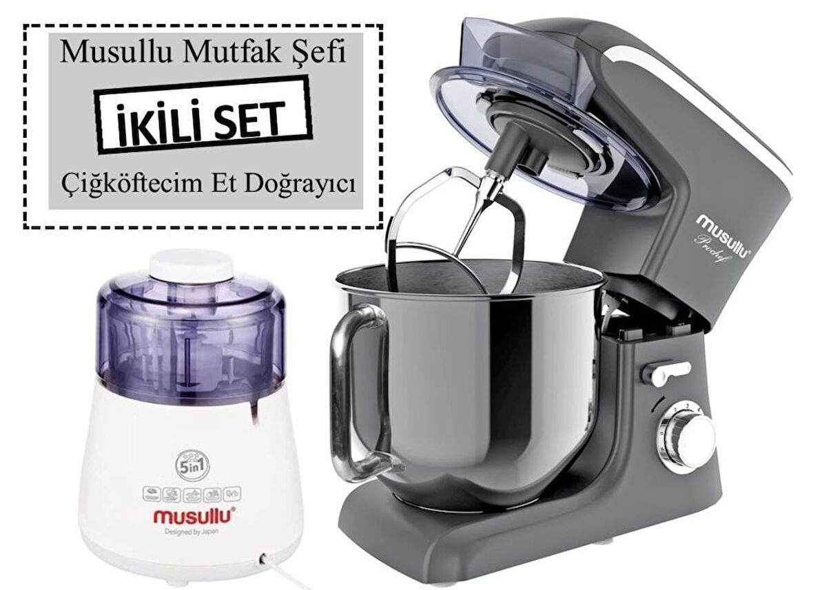 Musullu Msl-3003 Prochef Mutfak Şefi / Musullu Çiğköftecim Doğrayıcı Rondo Et Dövme