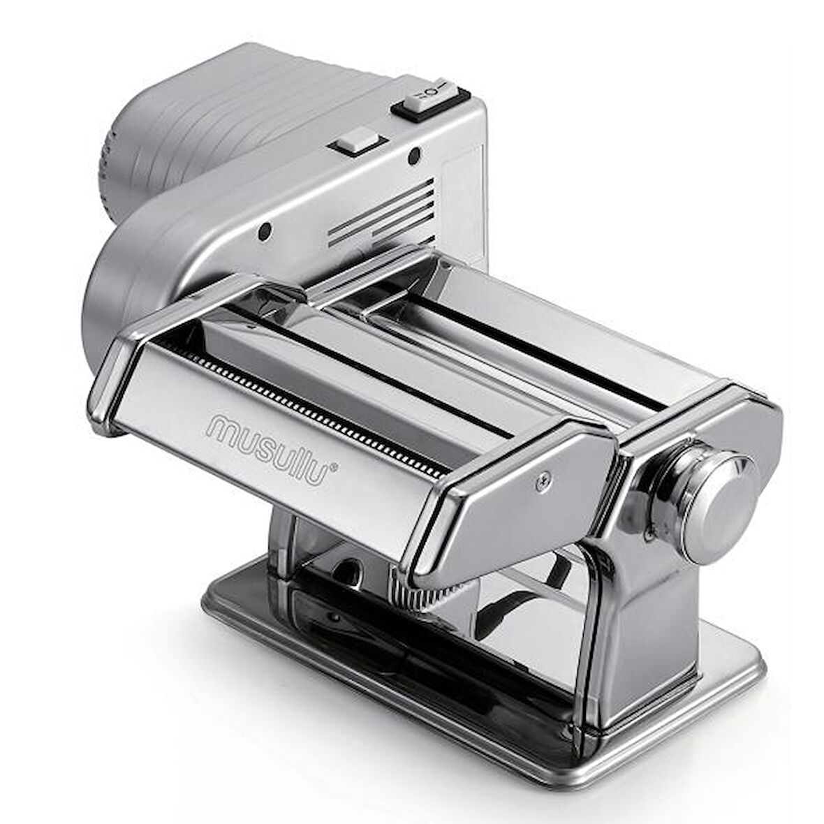 Musullu Basilmotor 150 150mm Elektrikli Erişte Ve Hamur Açma Makinesi