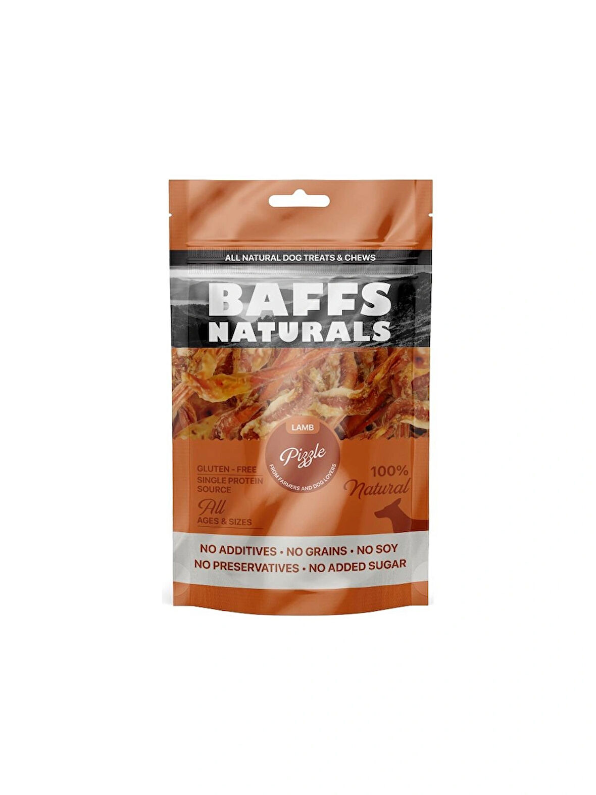 Baffs Naturals Kuzu Kamış %100 Doğal Çiğnemelik Köpek Ödül Maması 100 gr