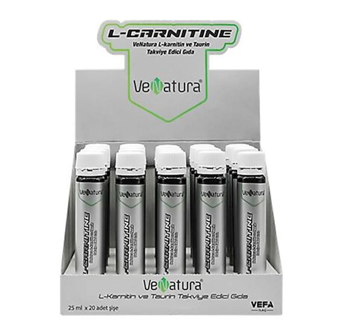 VeNatura L-Karnitin ve Taurin 25 ml x 20 Şişe