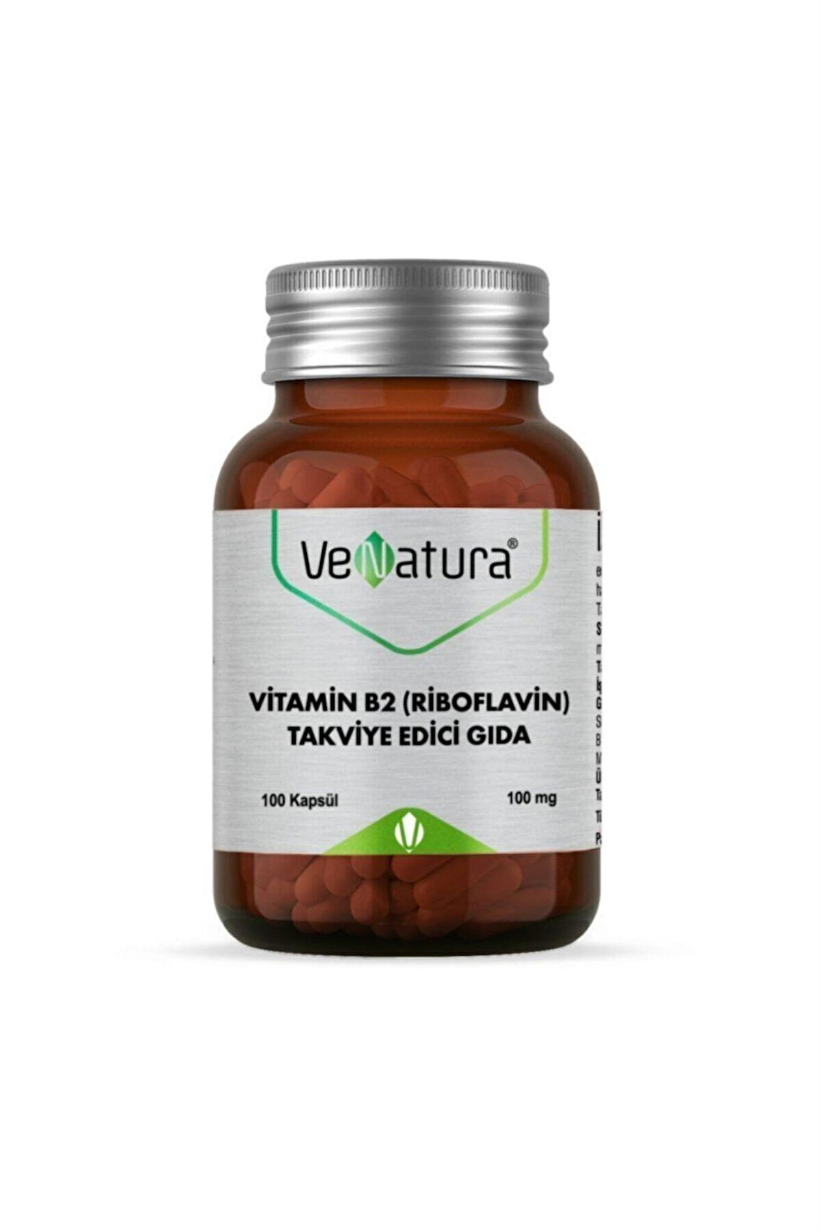 Venatura Vitamin B2 Riboflavin 100 mg 100 Kapsül