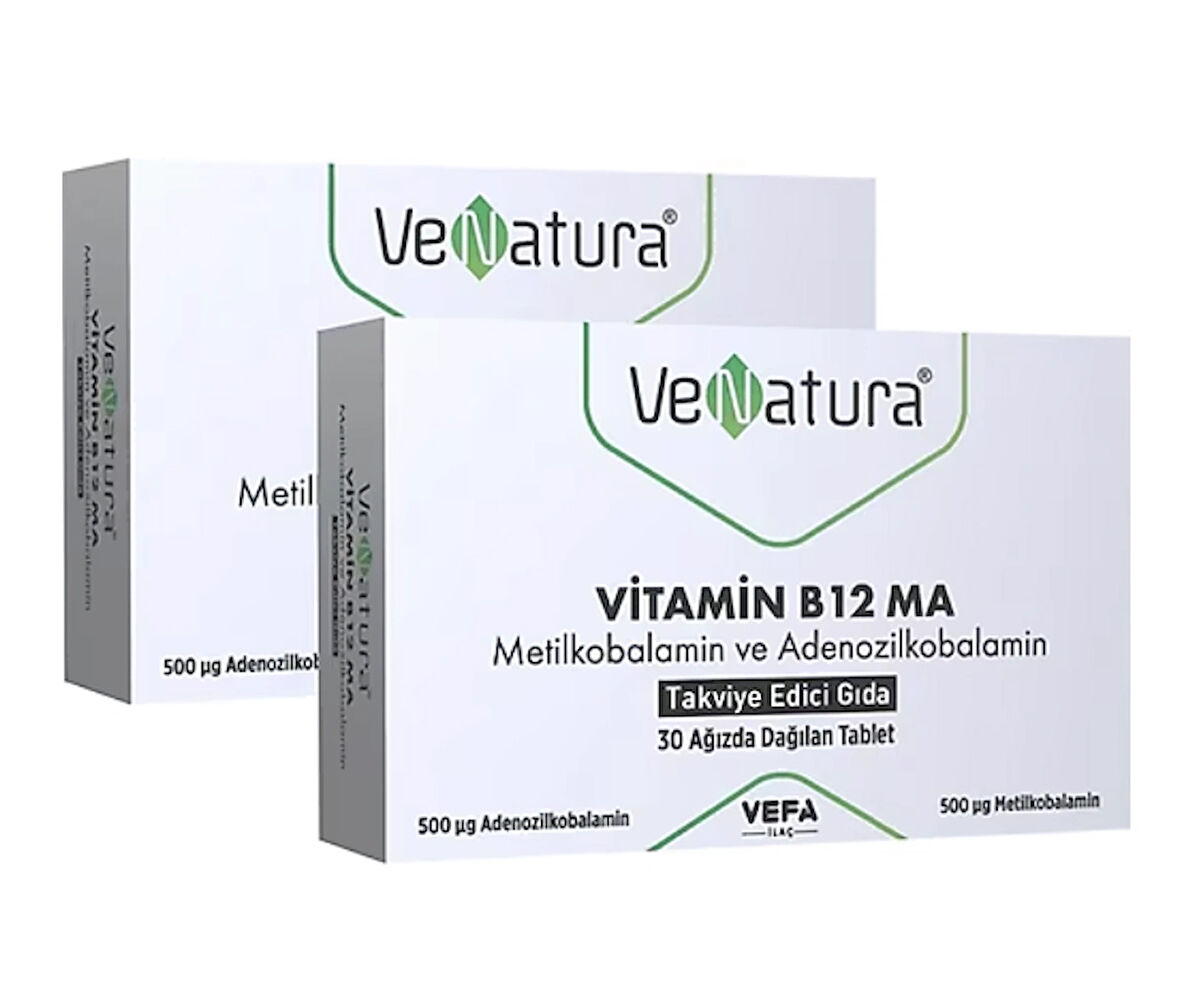 Venatura Vitamin B12 MA 30 Tablet 2 Adet