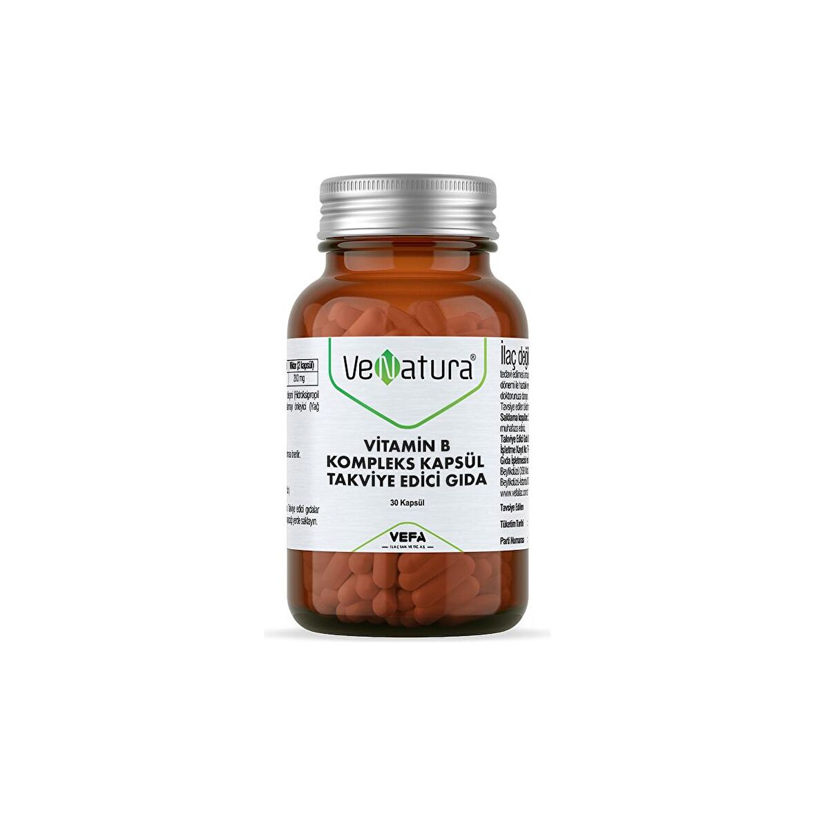 Venatura Vitamin-B Kompleks 30 Kapsül