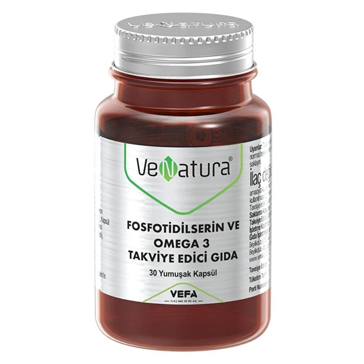 Venatura Fosfotidilserin ve Omega 3 30 Kapsül