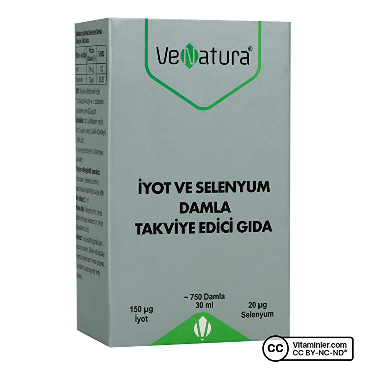 Venatura İyot ve Selenyum Damla 25 mL - AROMASIZ