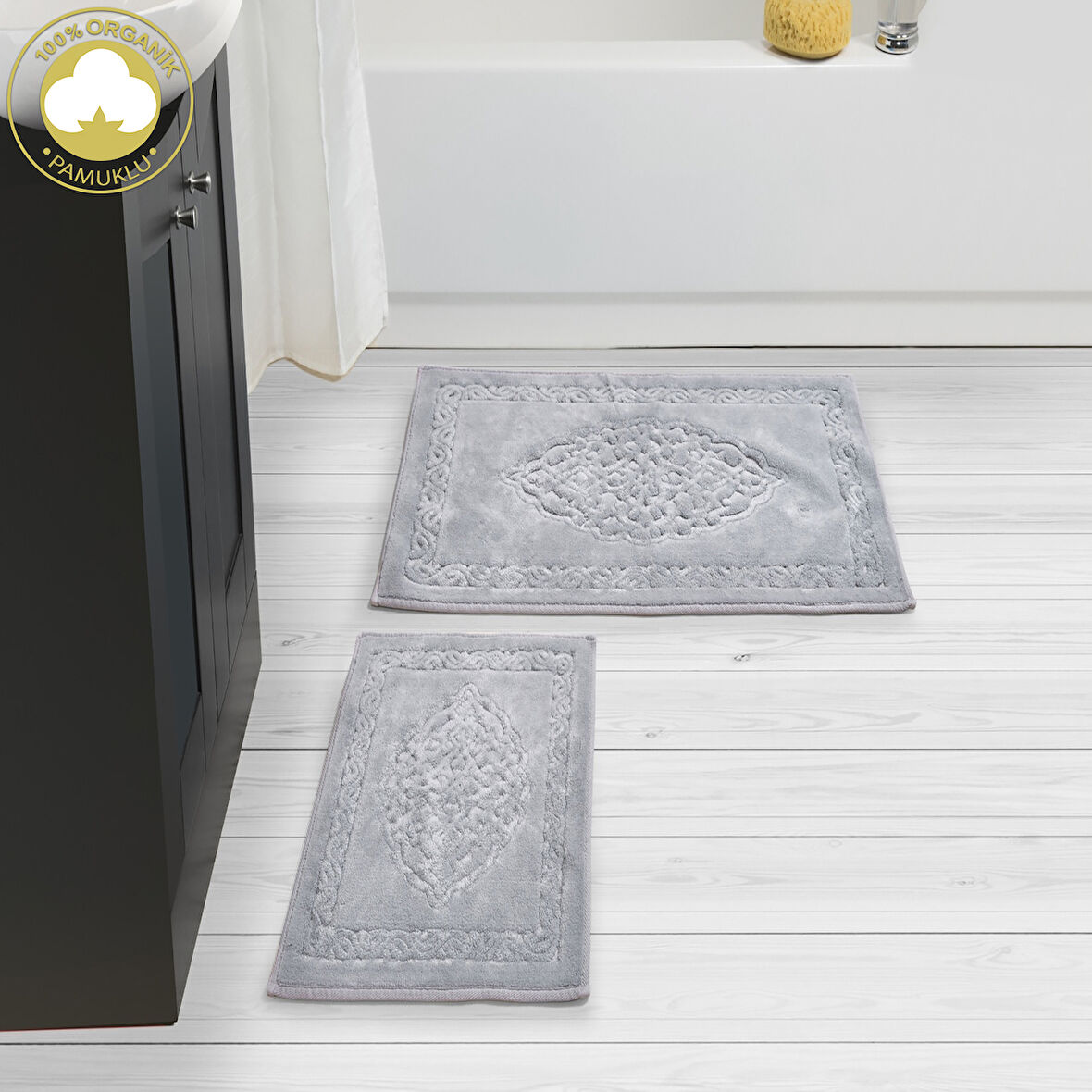 Alanur Damaks Cotton 2 Li Paspas Eskitme