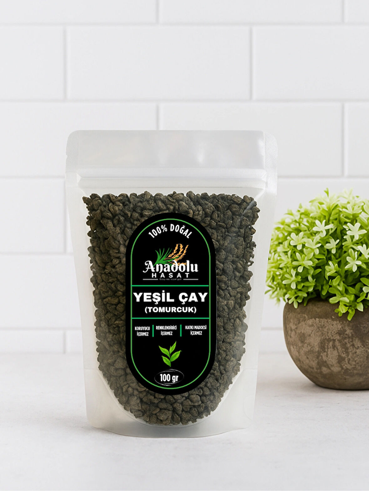 Yeşil Çay 100Gr, (Tomurcuk) Green Tea