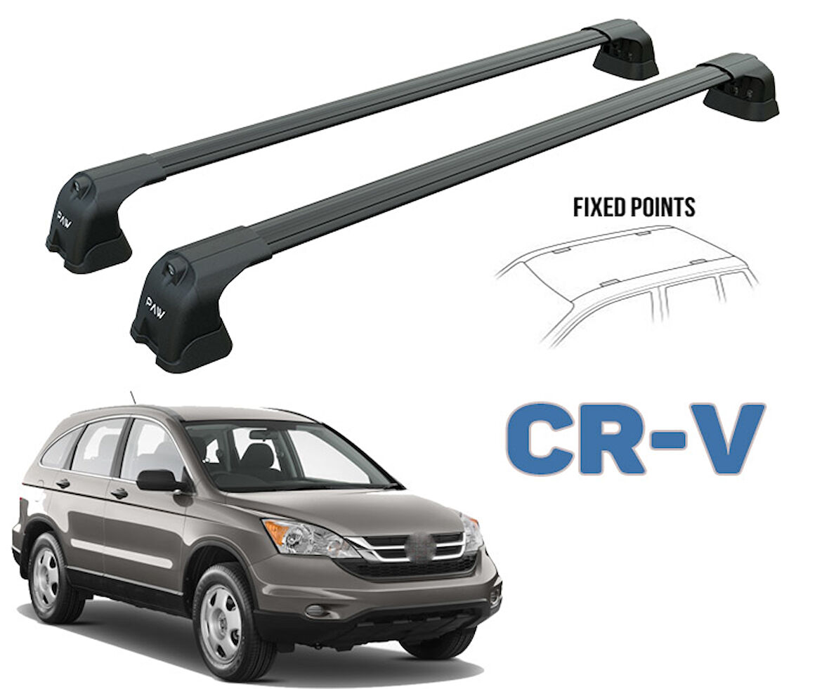 Honda CR-V Mk3 Ara Atkısı Siyah Set 2007-2012 Pro 3