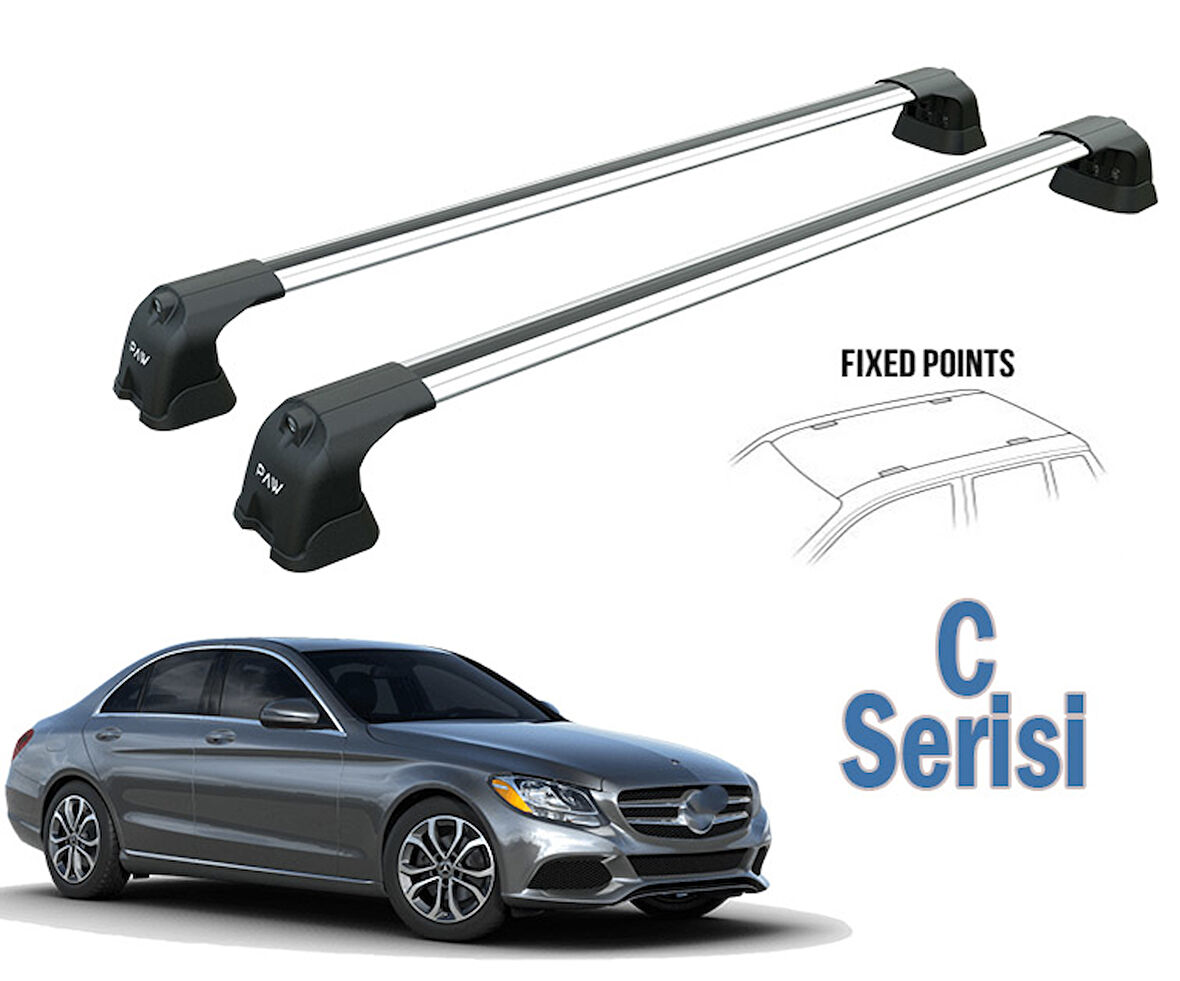 Mercedes C Serisi W205 Ara Atkısı Gri Set 2014-- Pro 3