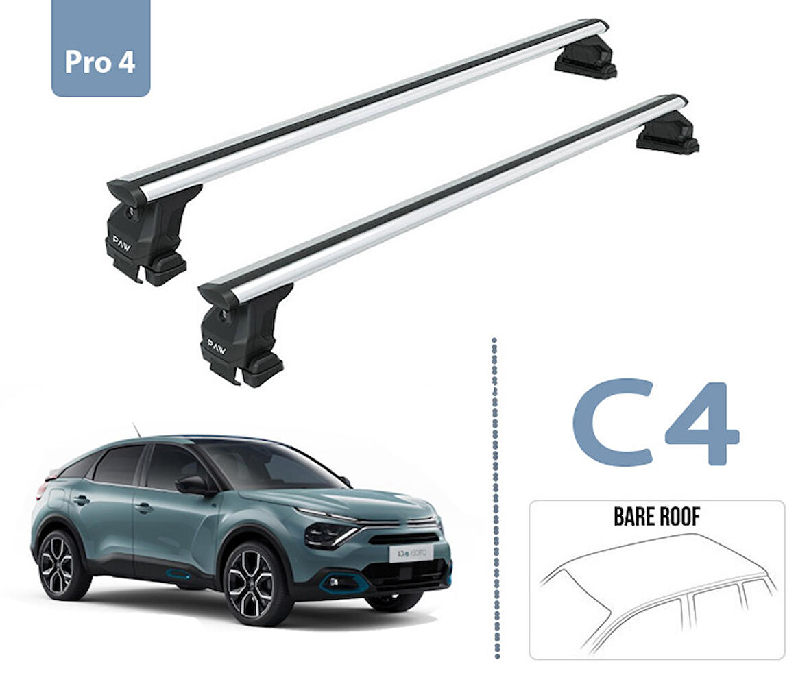 Citroen C4 X Oluksuz Ara Atkısı Gri Set 2020- Sonrası