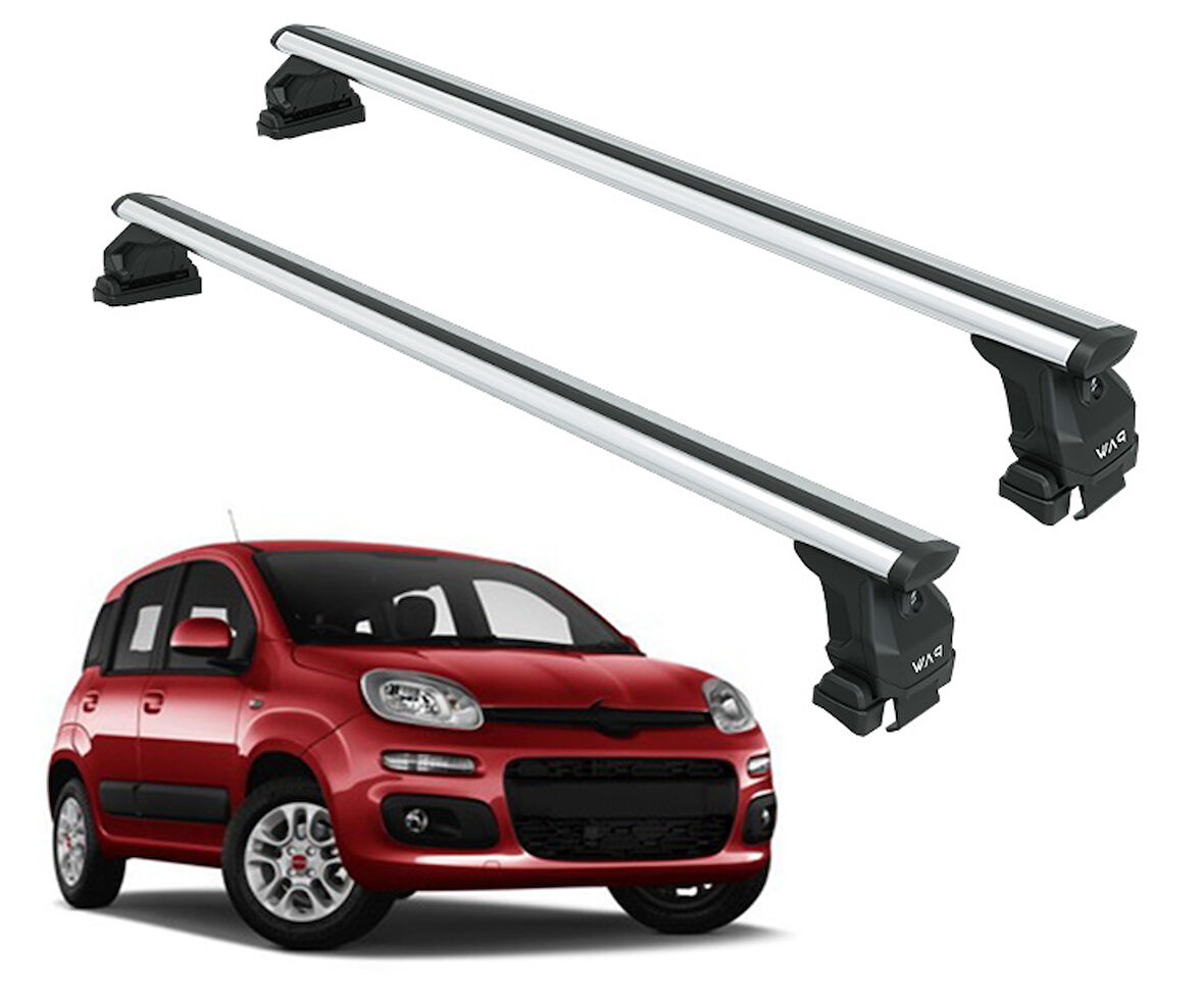 Fiat Panda 319 Portbagaj Tavan Taşıyıcı Bar 2013- Sonrasi Gri