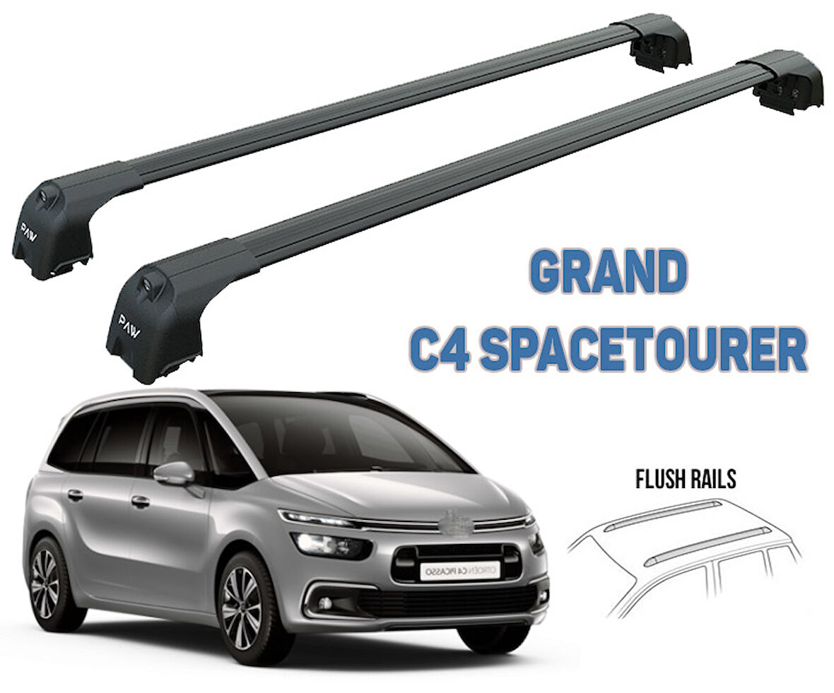 Citroen C4 Grand Picasso Ara Atkısı Çadır Taşıyıcı Pro 2 2014- Sonrası Siyah