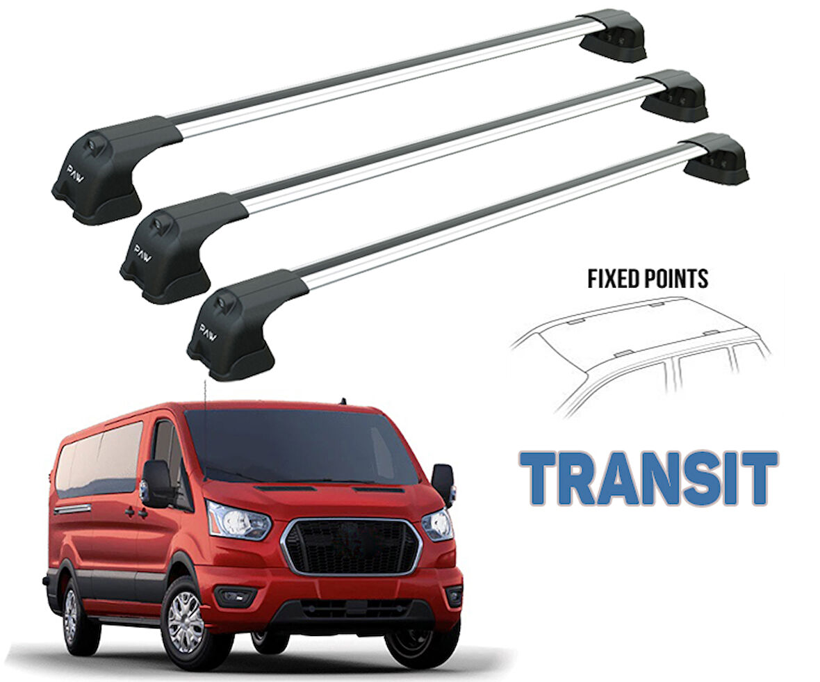 PAW Pro 3 Ford Otosan Transıt Custom Ara Atkısı Gri  3 lü Set