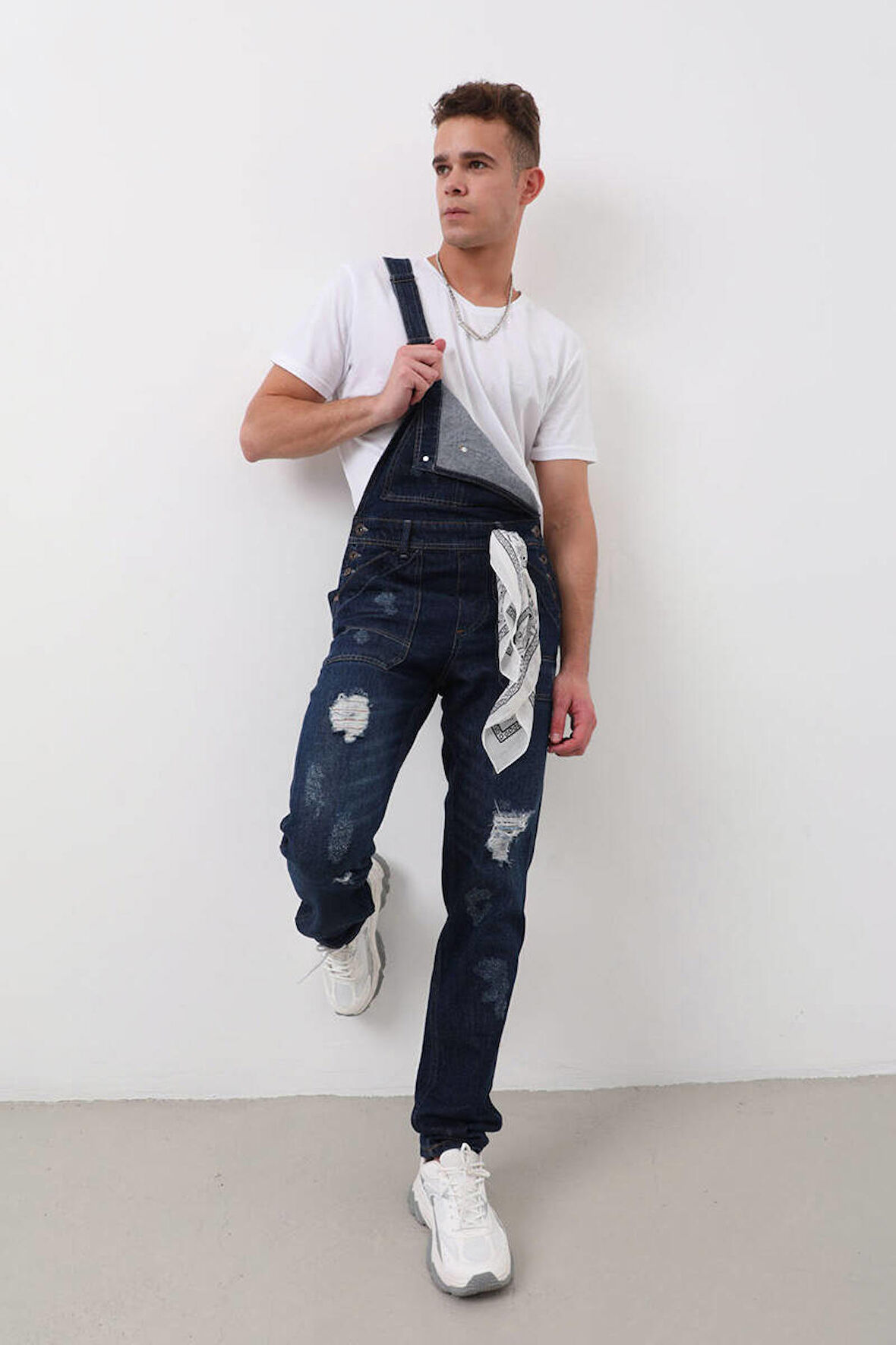 Erkek Jean Tulum Pantolon Lacivert