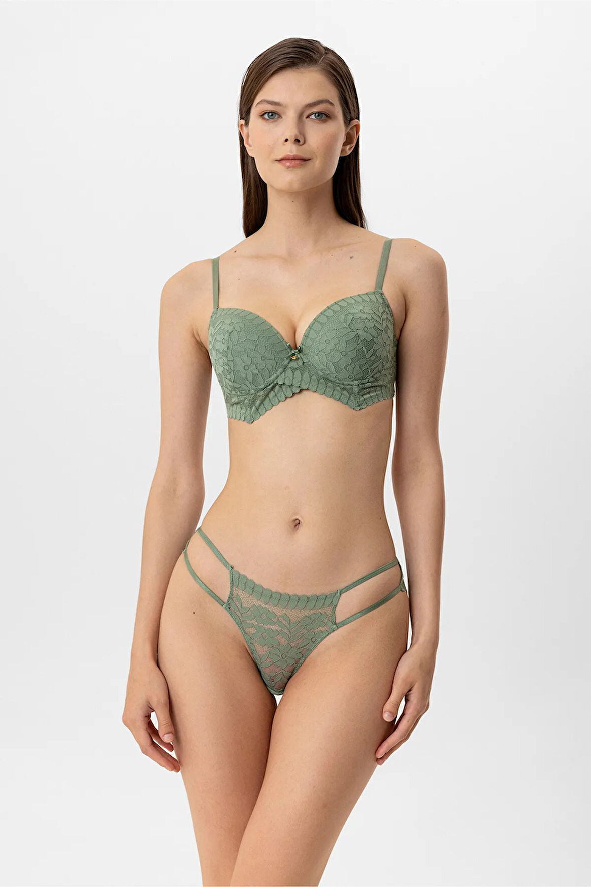 Pierre Cardin Milan Destekli Push Up Sütyen Takım