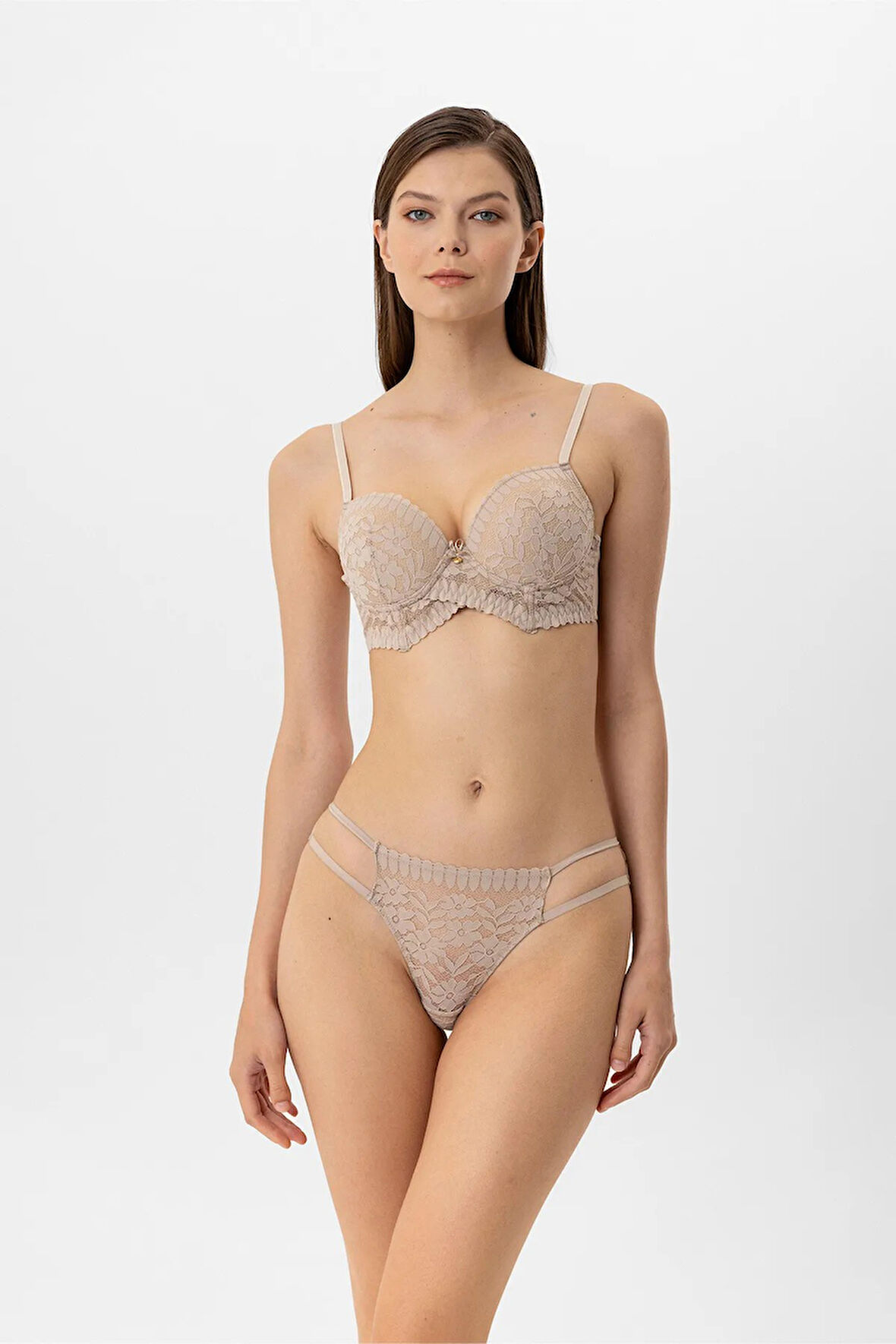 Pierre Cardin Milan Destekli Push Up Sütyen Takım