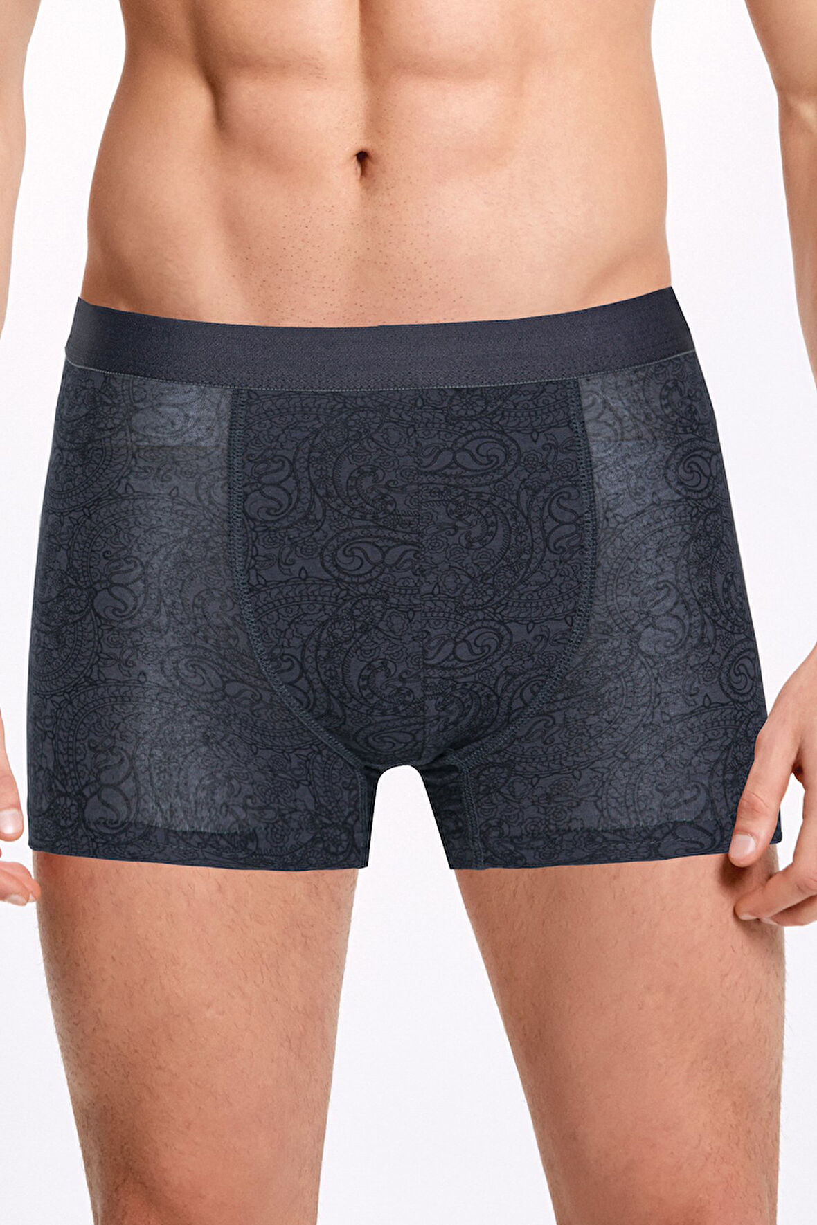 Erkek Şal Desen Modal Boxer