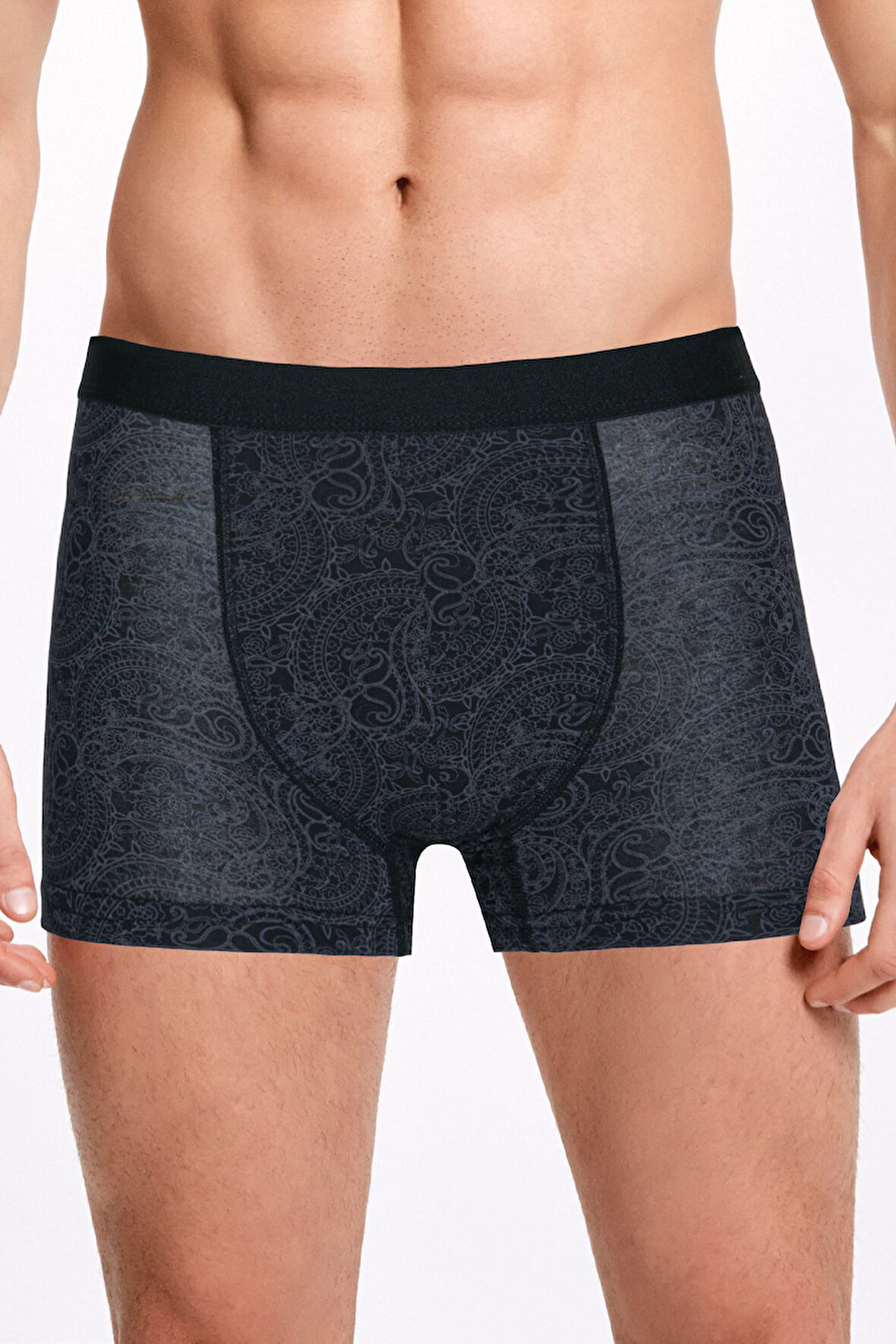 Erkek Şal Desen Modal Boxer