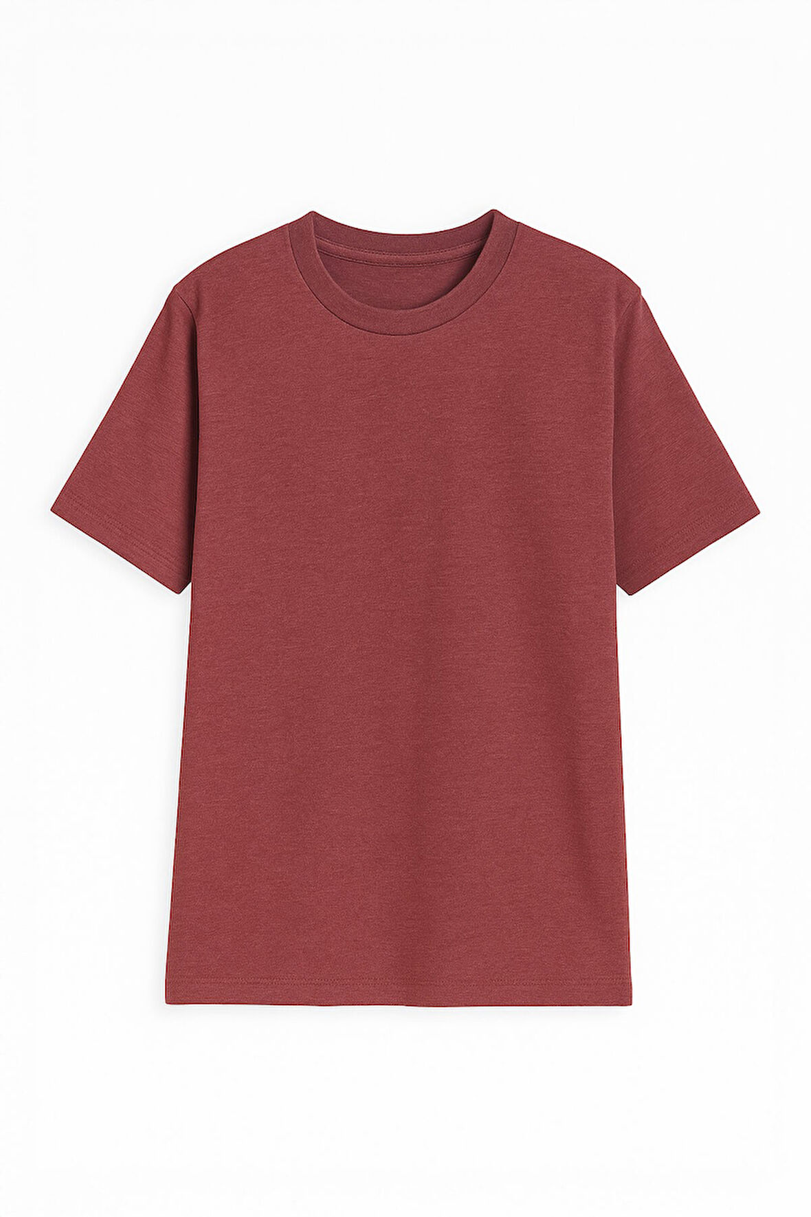 Erkek %100 Pamuk Basic T-shirt