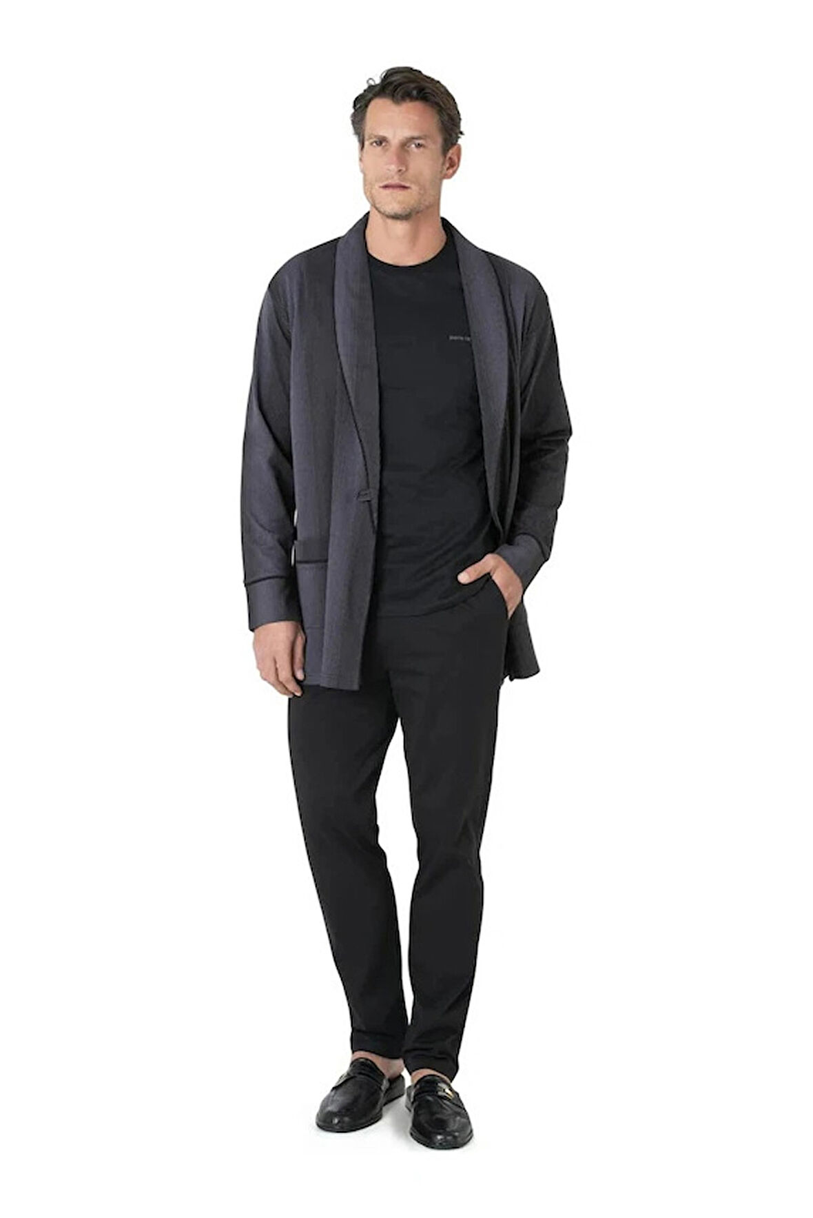 Pierre Cardin Erkek 3'lü Pijama Set Takım